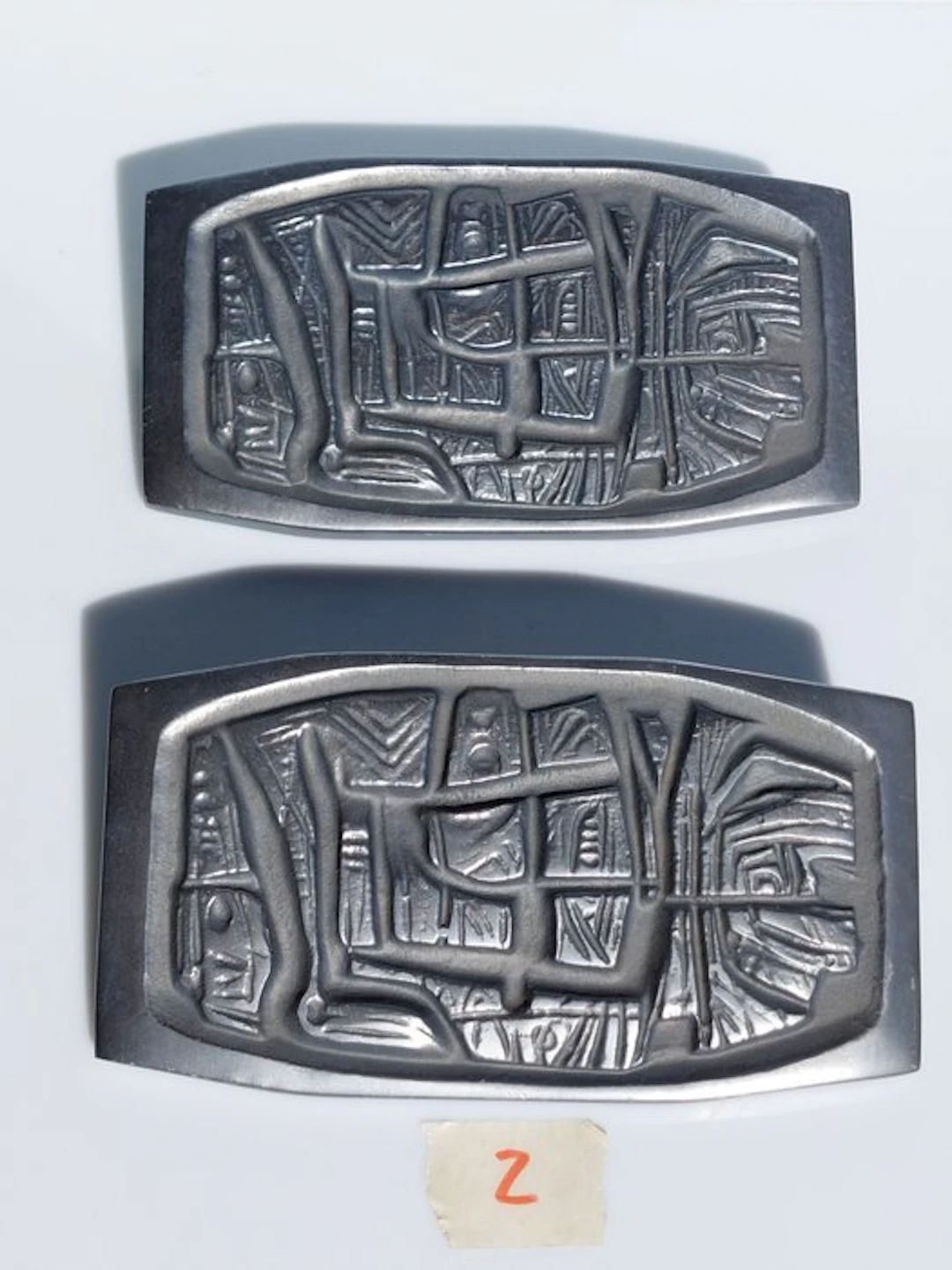 Door handle - 1960-1970 - Pair of large handles for...
