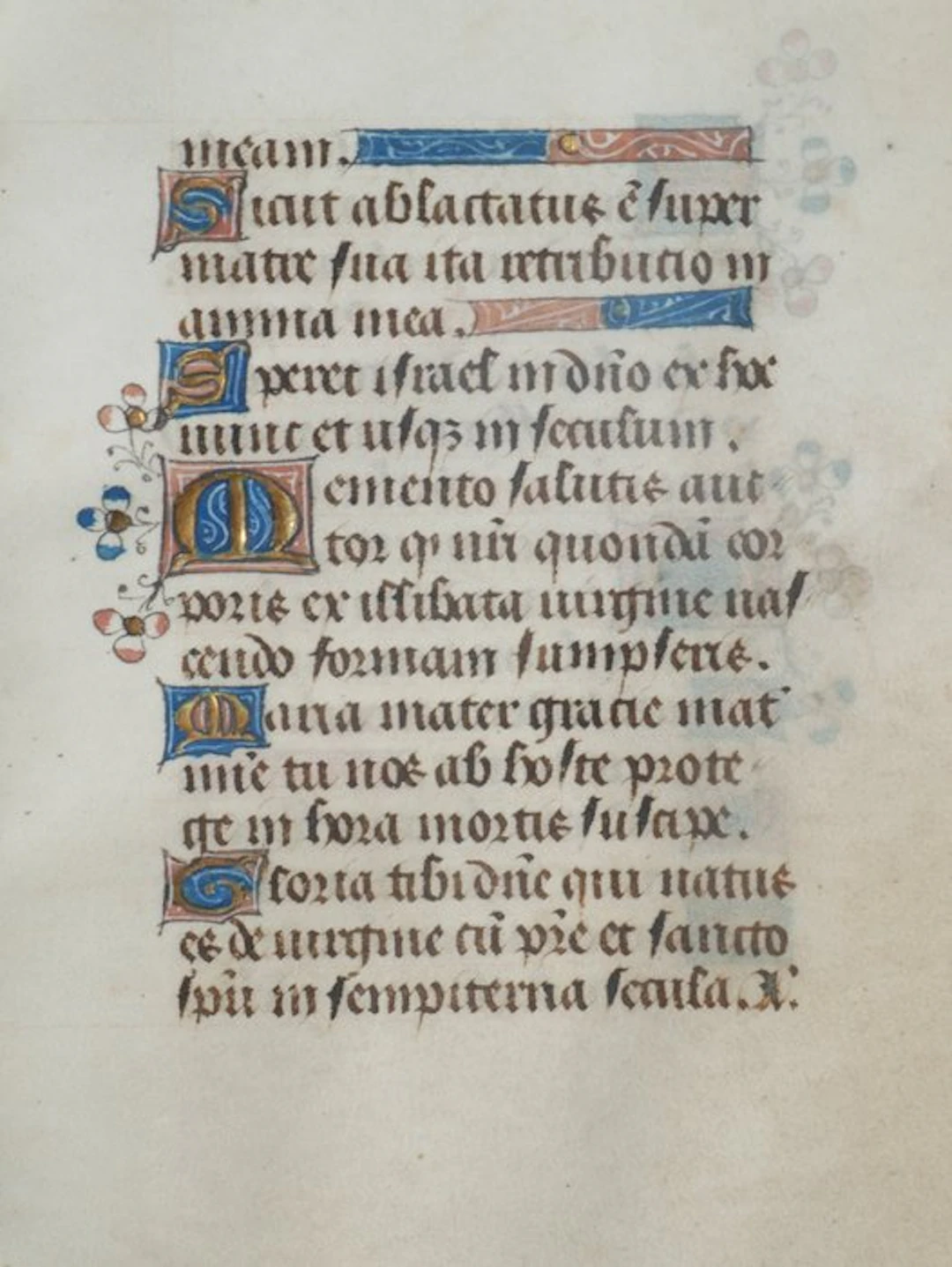 Anoniem - Manuscript sheet from a Book of Hours - 15th century - 1490