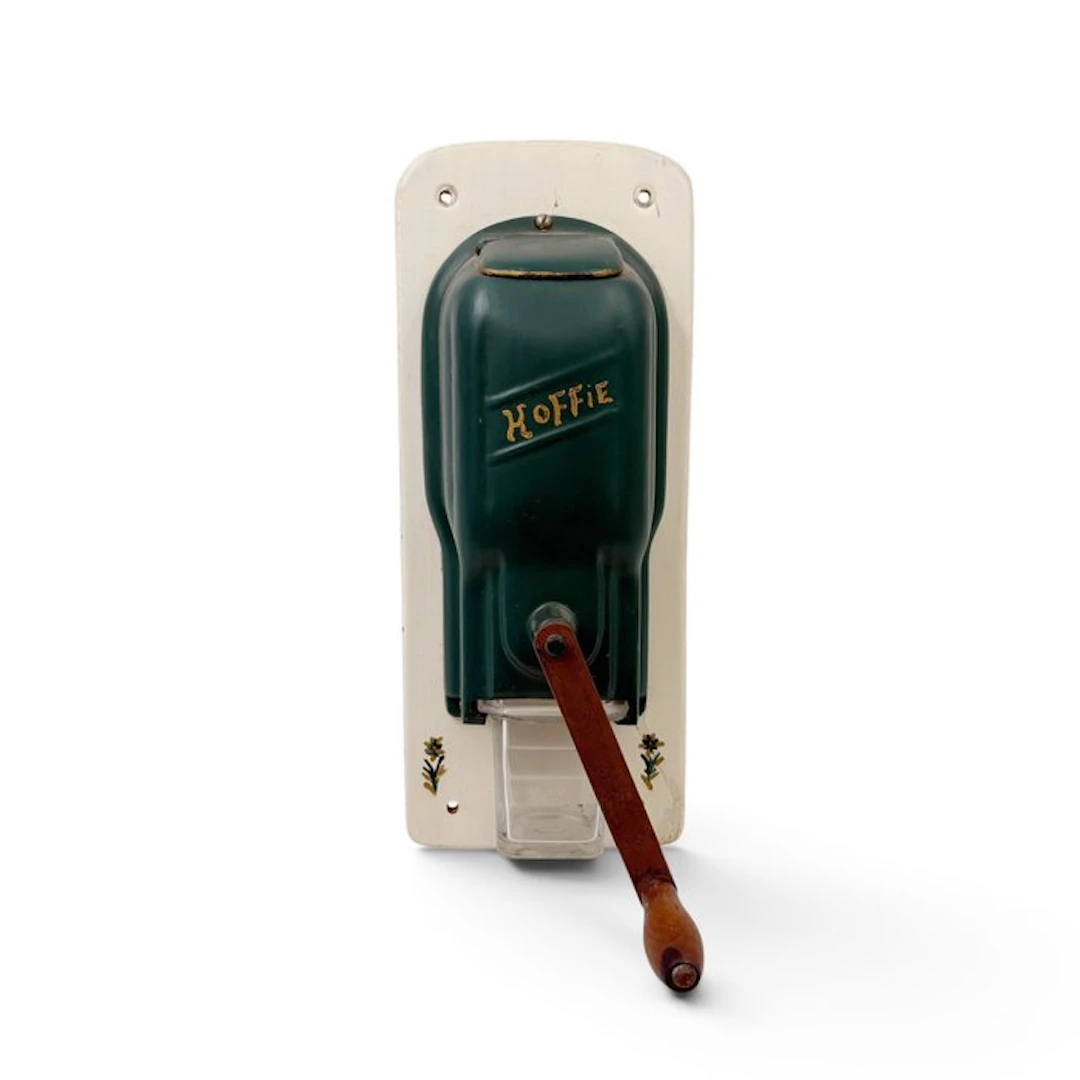 Coffee grinder - Wood, Metal, Glass - Wand coffee grinder