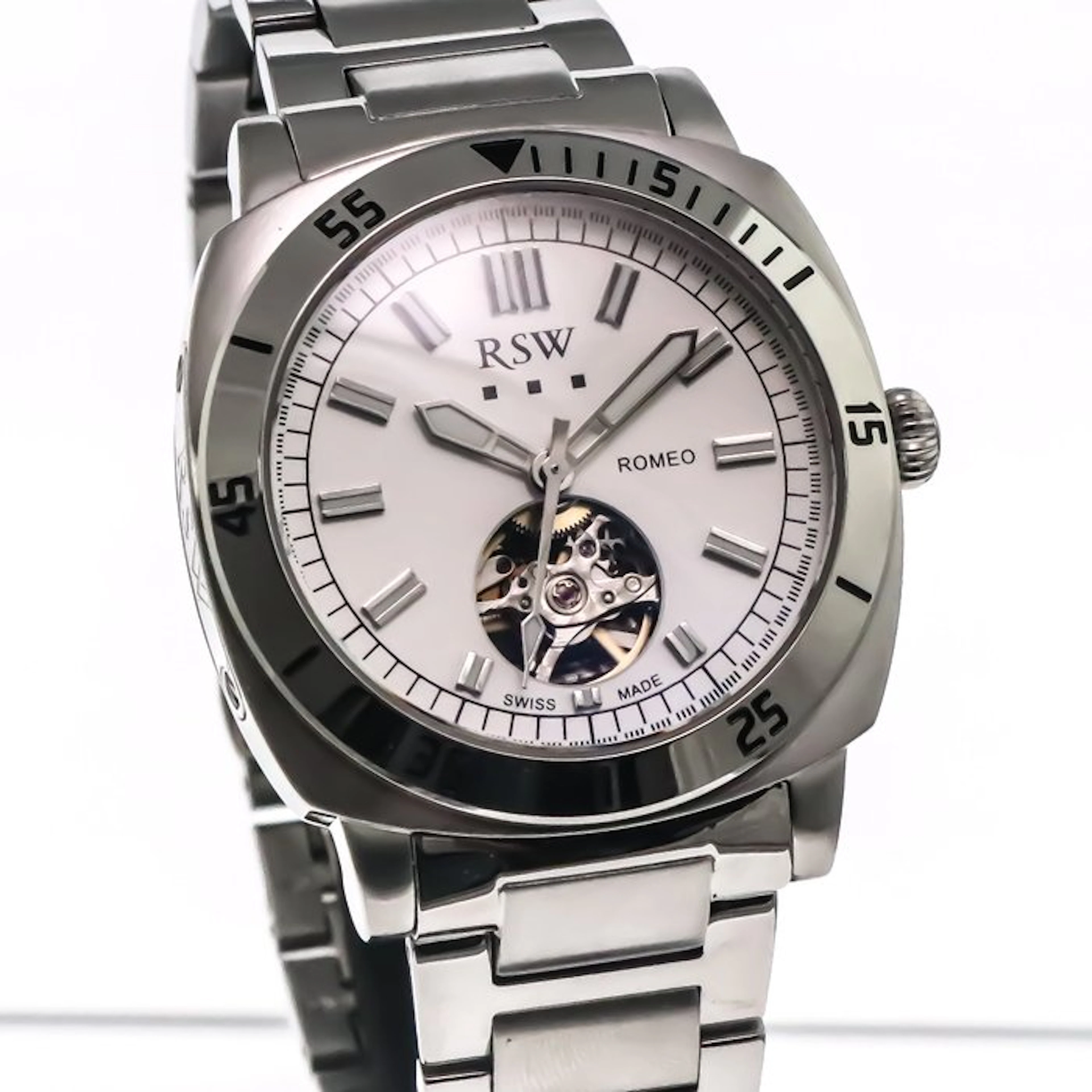 RSW Romeo - Swiss Made Automatic Watch - RSWA160H-SS-1...