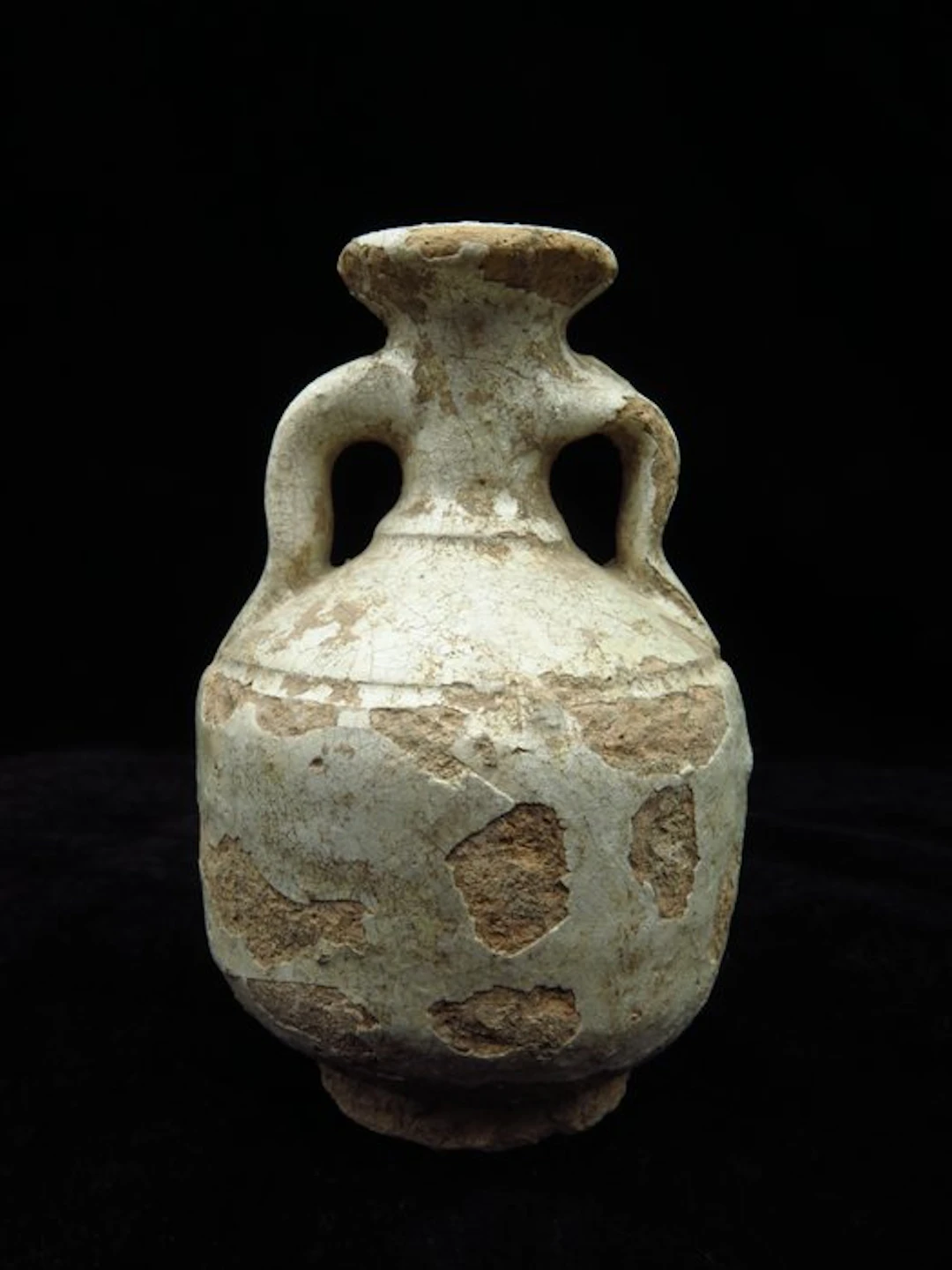 Sasanian Faience Amphoriskos - 9.5 cm
