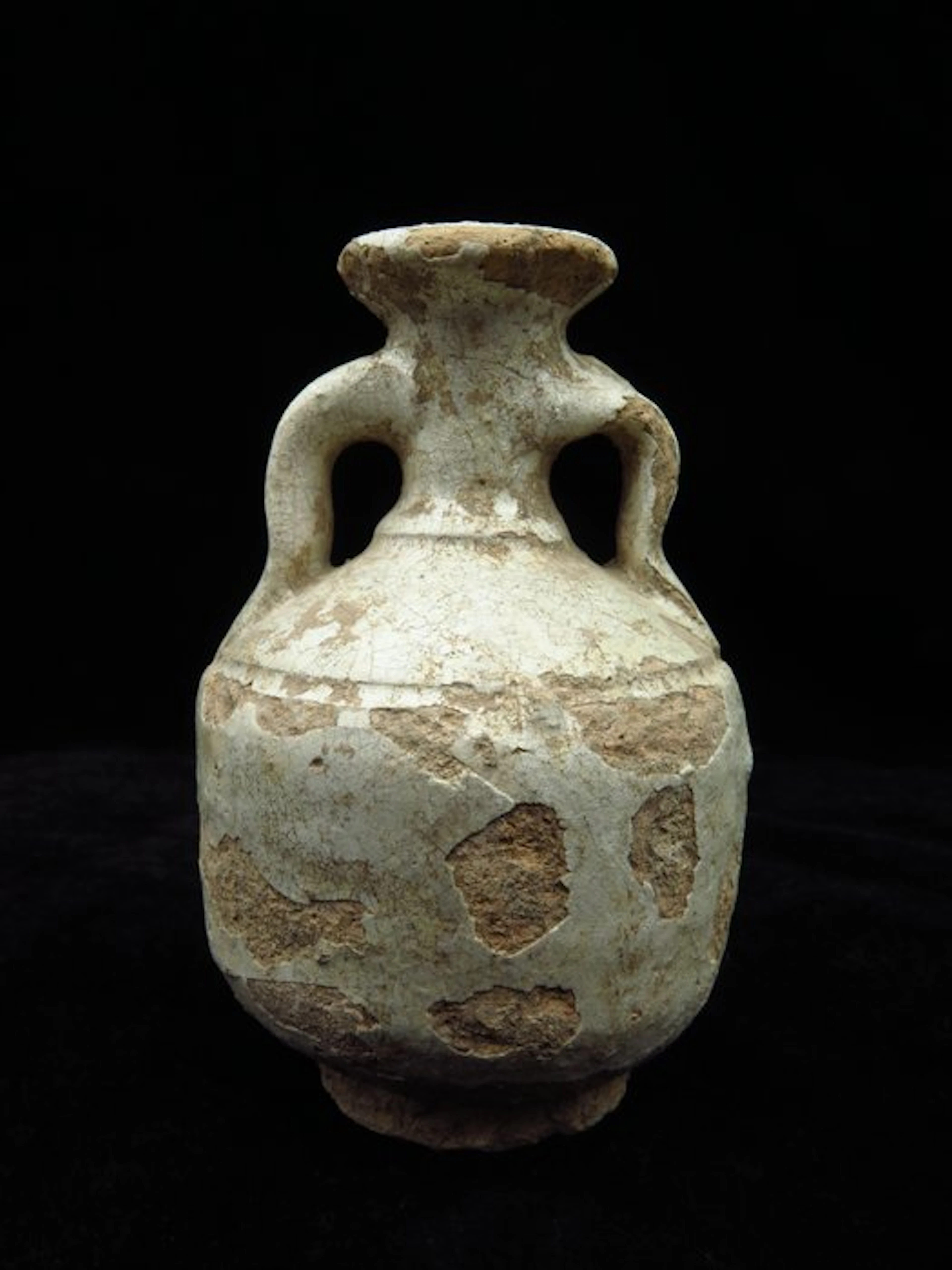 Sasanian Faience Amphoriskos - 9.5 cm