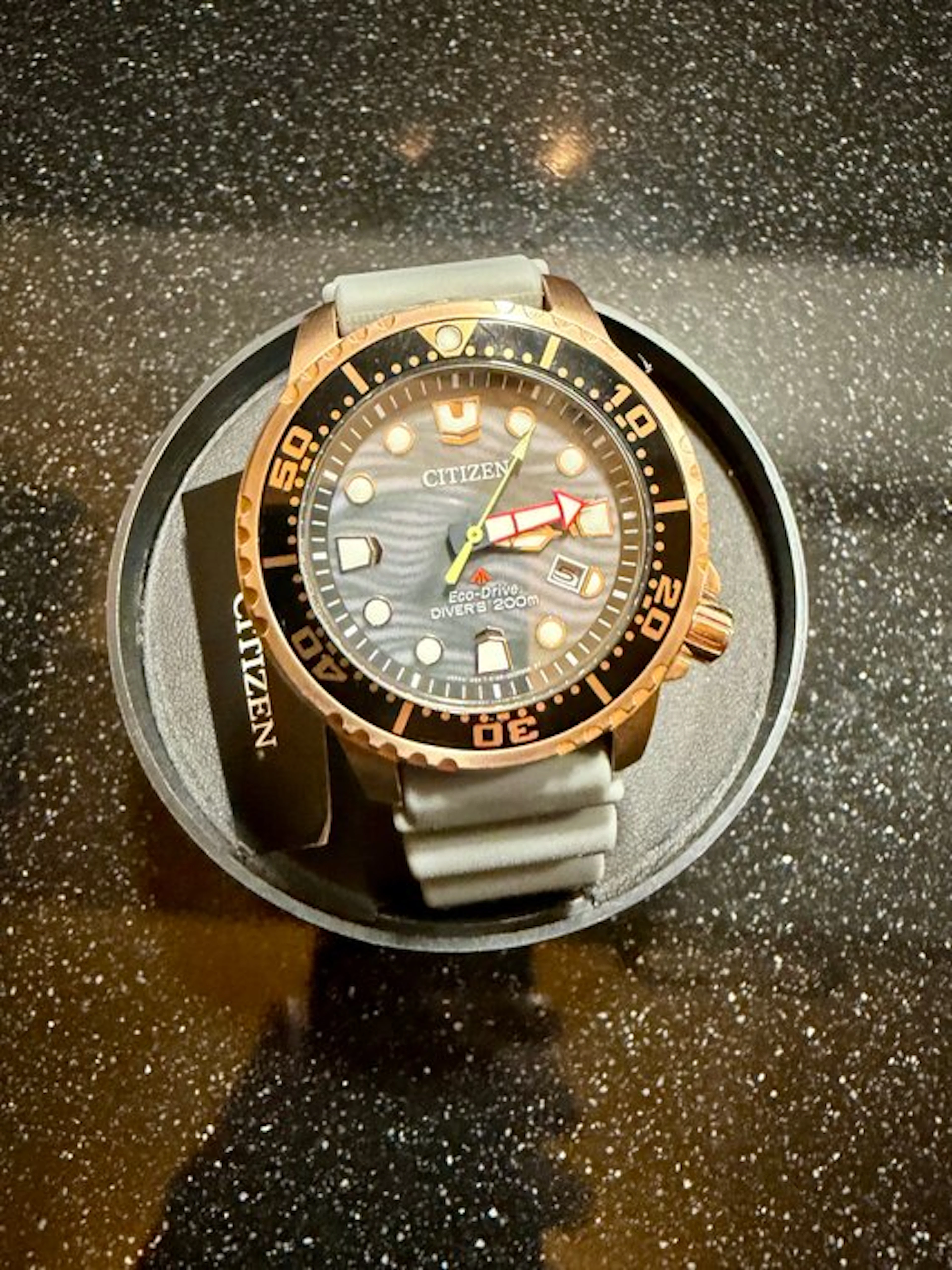 Citizen - Promaster Diver's Eco Drive 200 BAR - Gold...