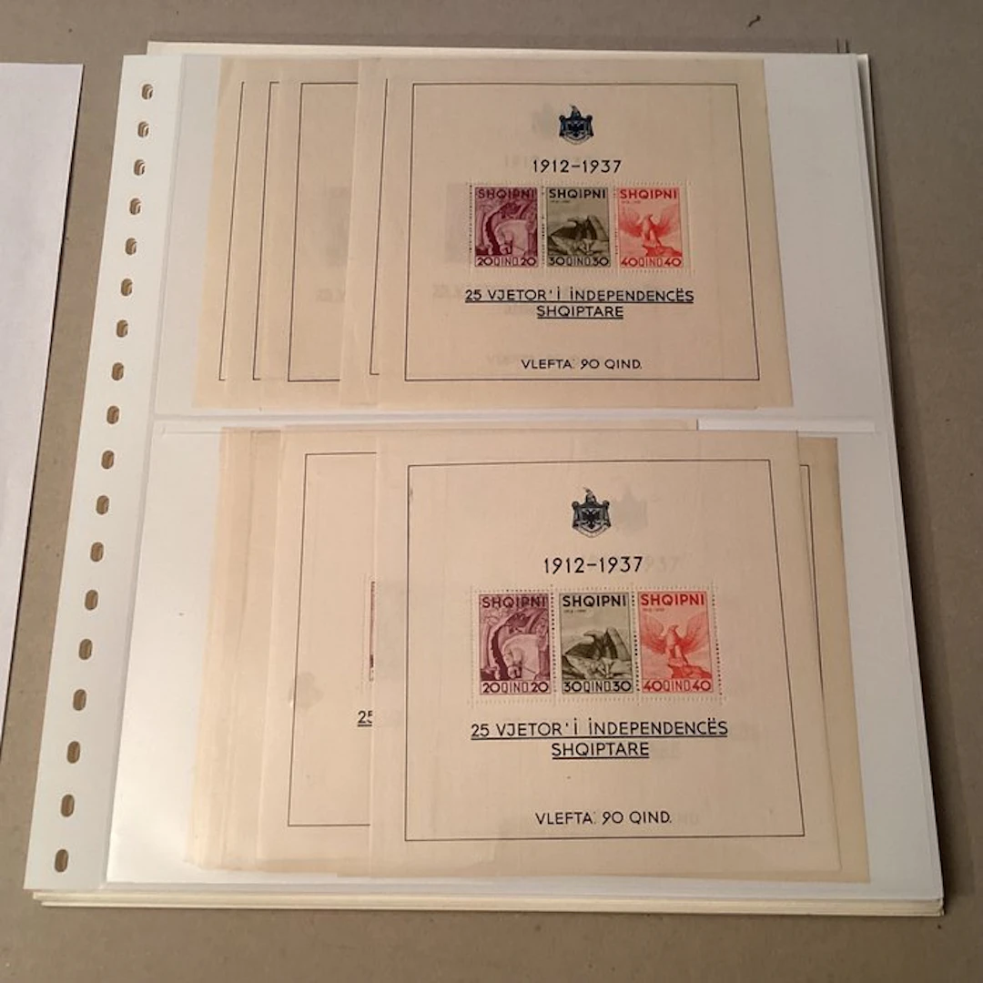 Albania 1937/1960 - Important stock blocks - Michel blok 1/16