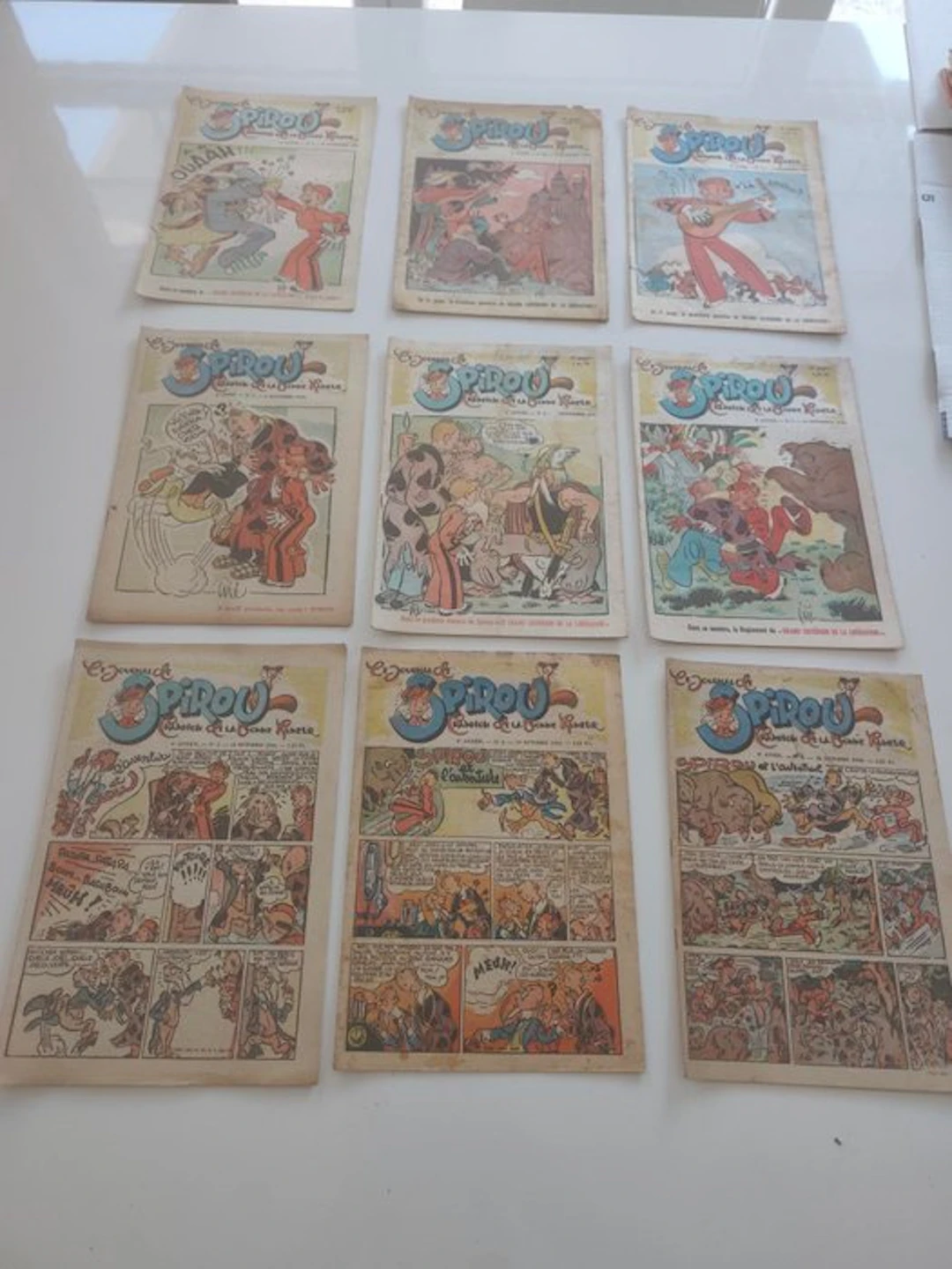 Spirou (magazine) - 19 Magazines - First edition - 1943/1944