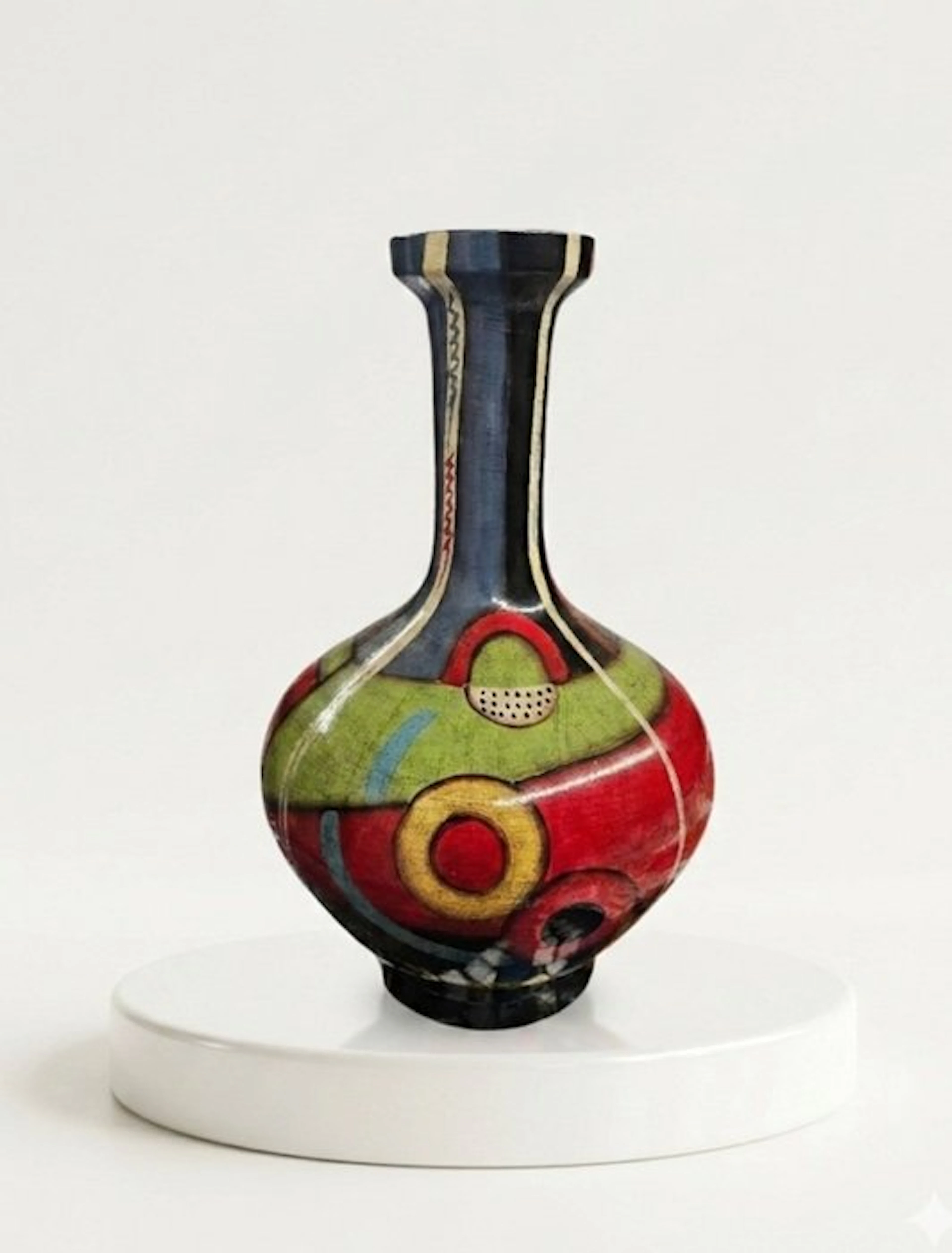Vase - Enamel - Futurist 1930/1950