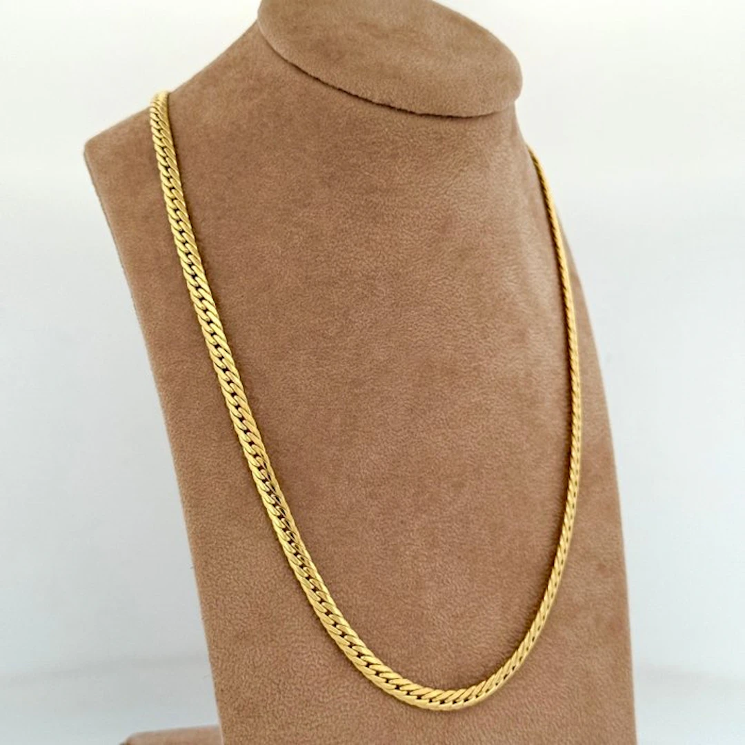 No reserve price - Necklace - 18 kt. Yellow gold - Snake