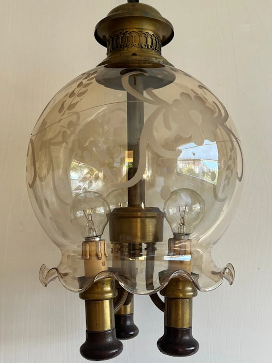 Hanging lamp - Walnut