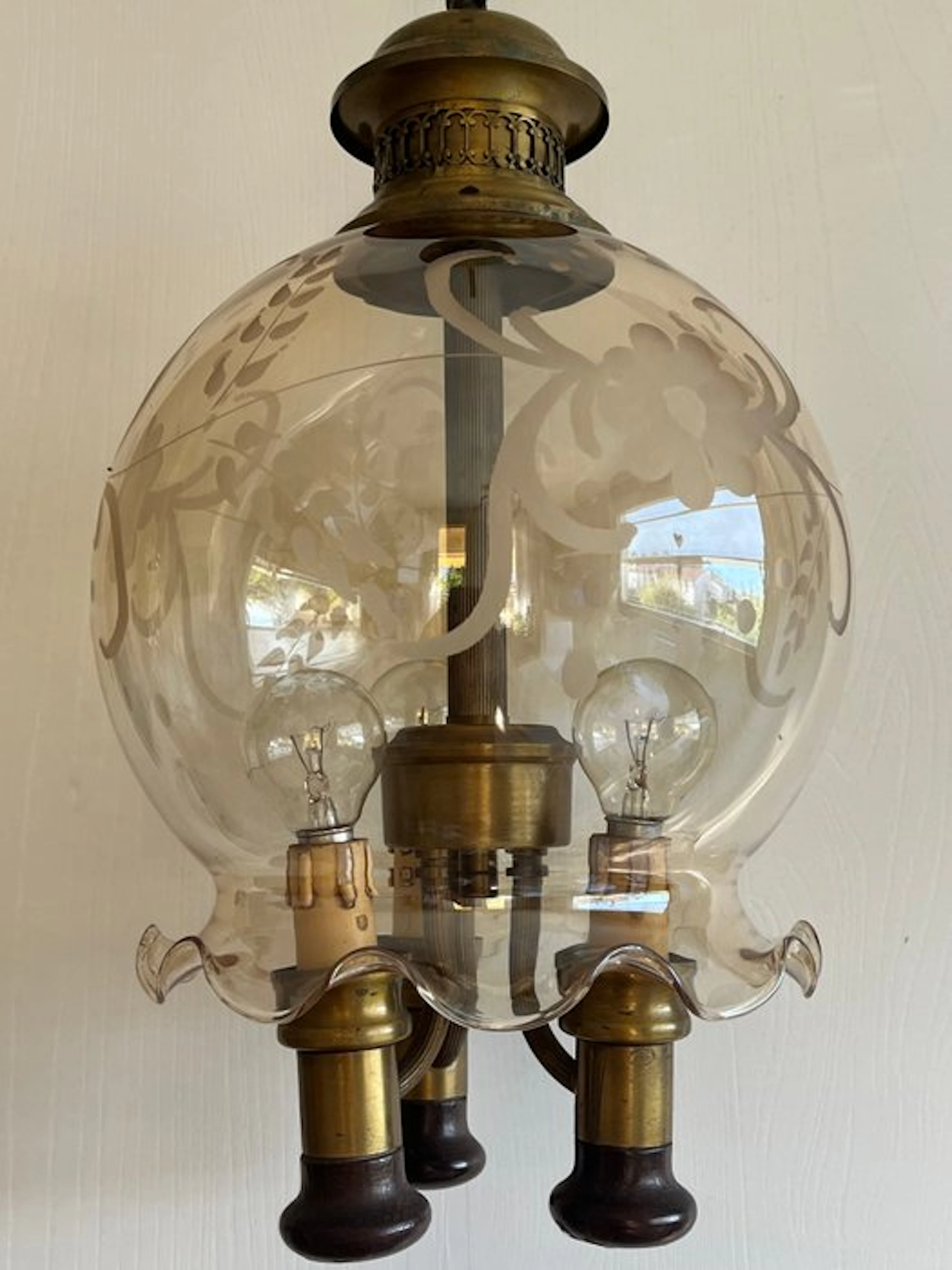 Hanging lamp - Walnut