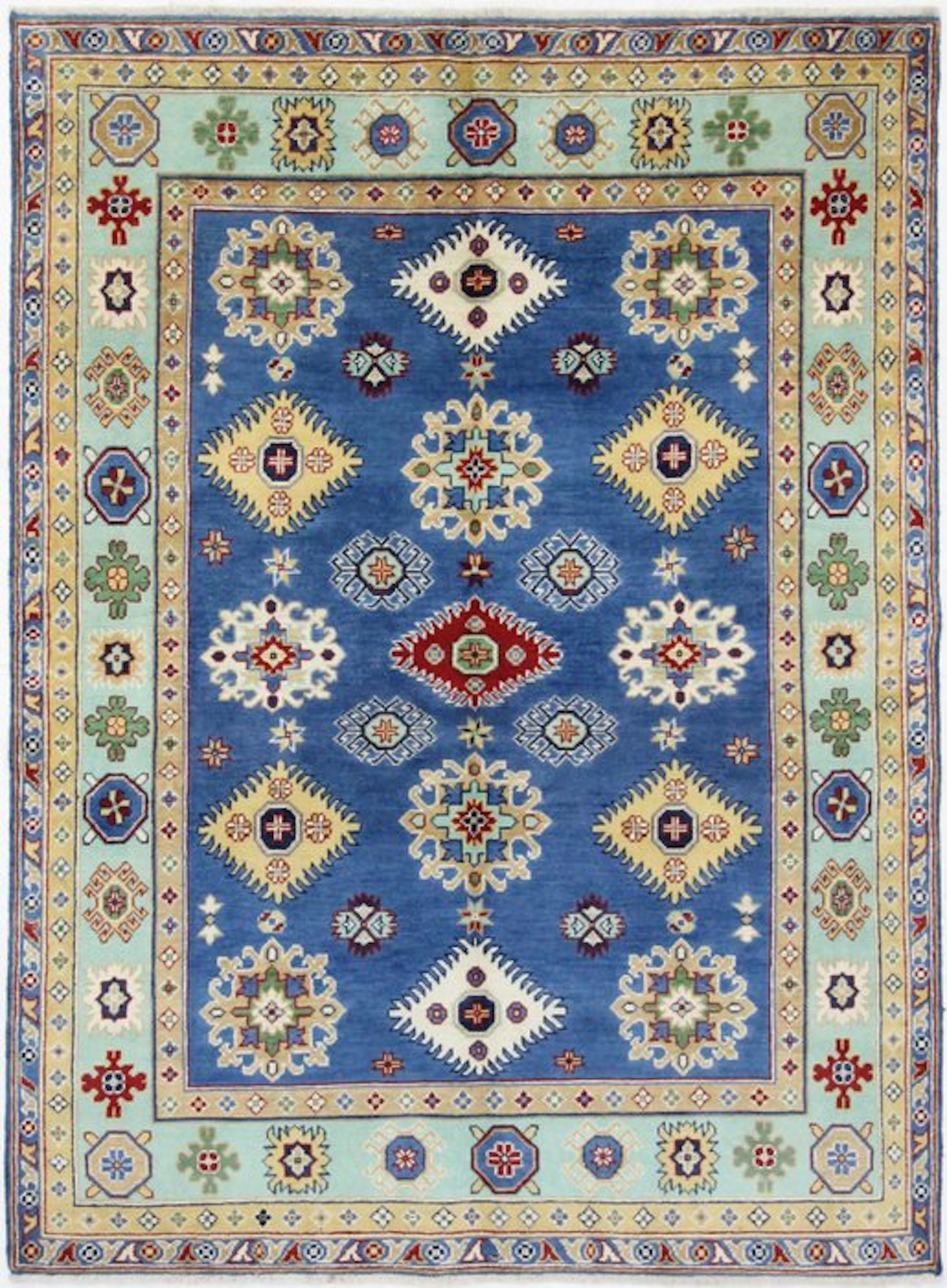 Hand-knotted Ziegler Kazak rug