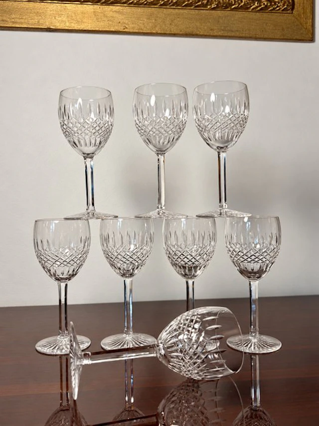 dans le goût de Baccarat - Wine glass (8) - Crystal