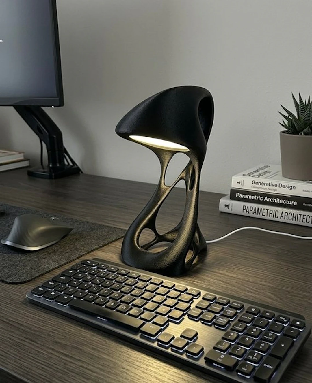 TiWo Design - Desk lamp - „Oryx Glow“ Biomorphic Light...