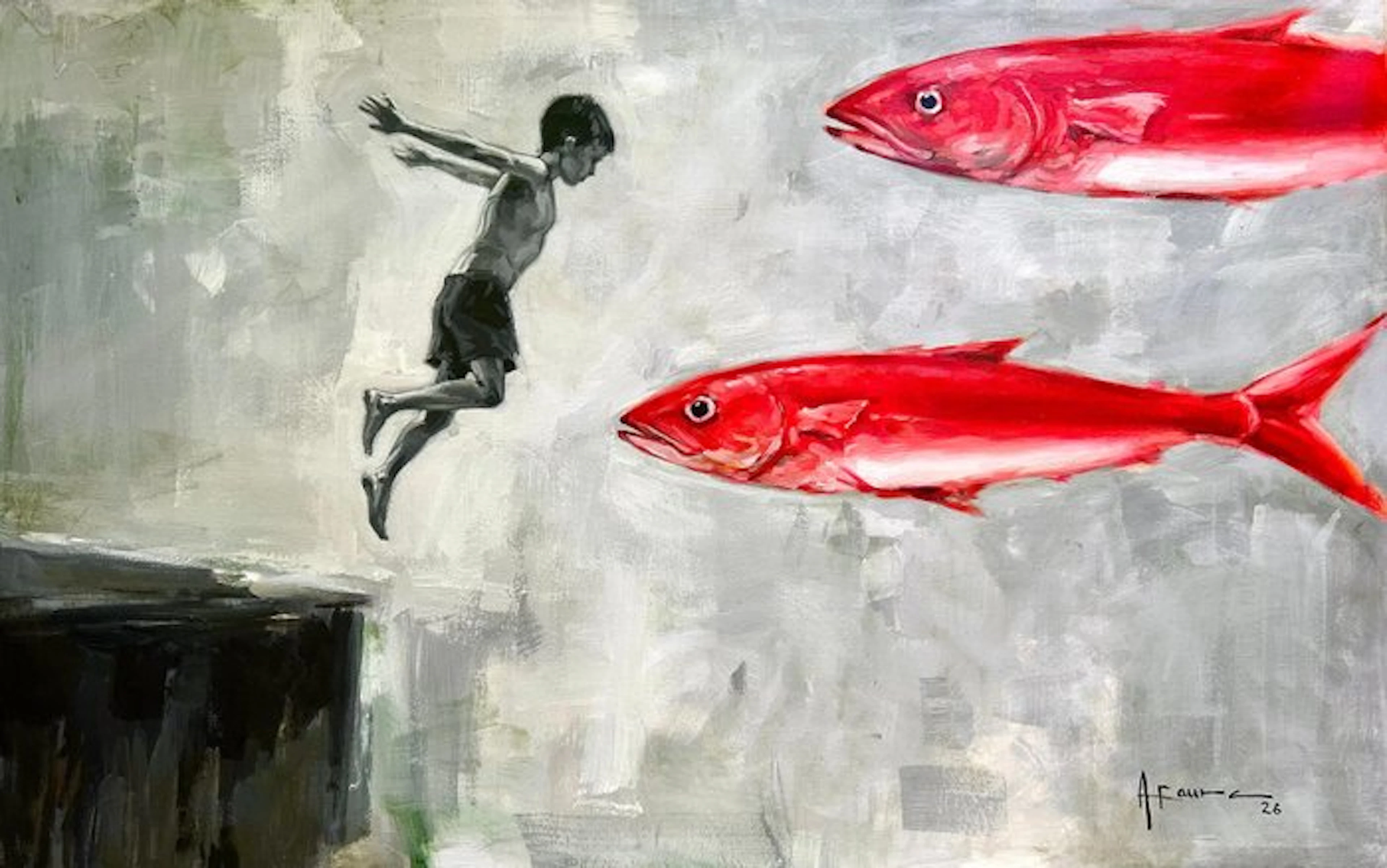 Alejandro Faura - El salto de la vida ( de la serie “ El ultimo color .)