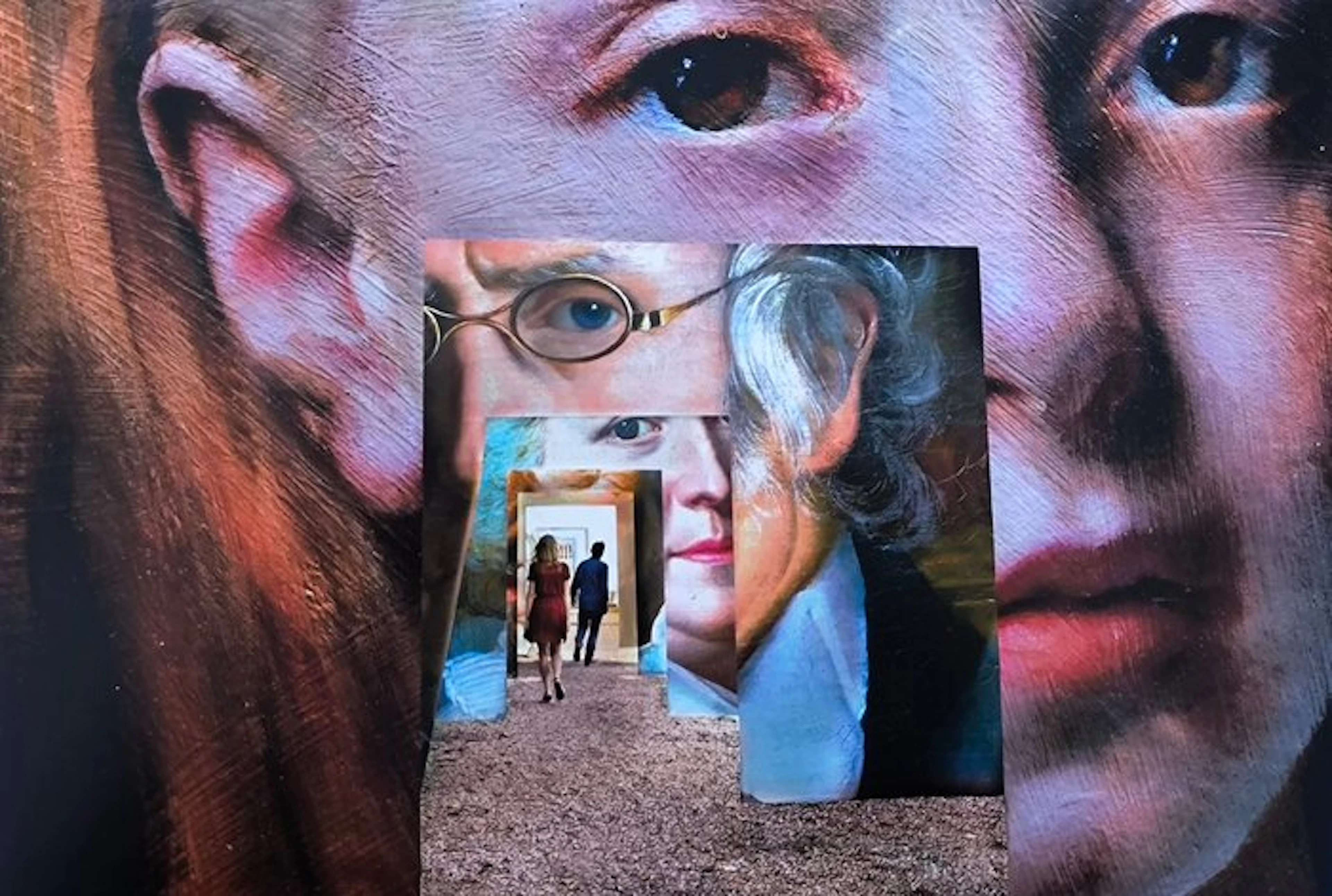 Steve McCurry (1950–) - Installation art in Bordeaux, France, 2018