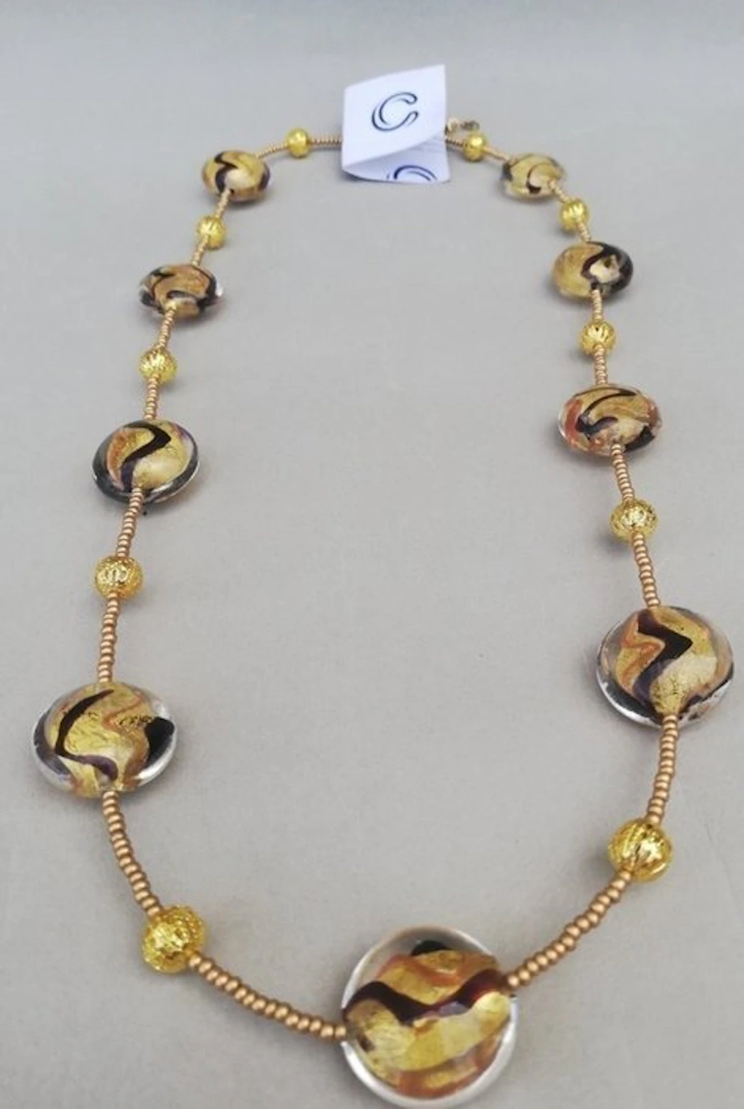 24 kt. - Yellow gold, Murano - Necklace