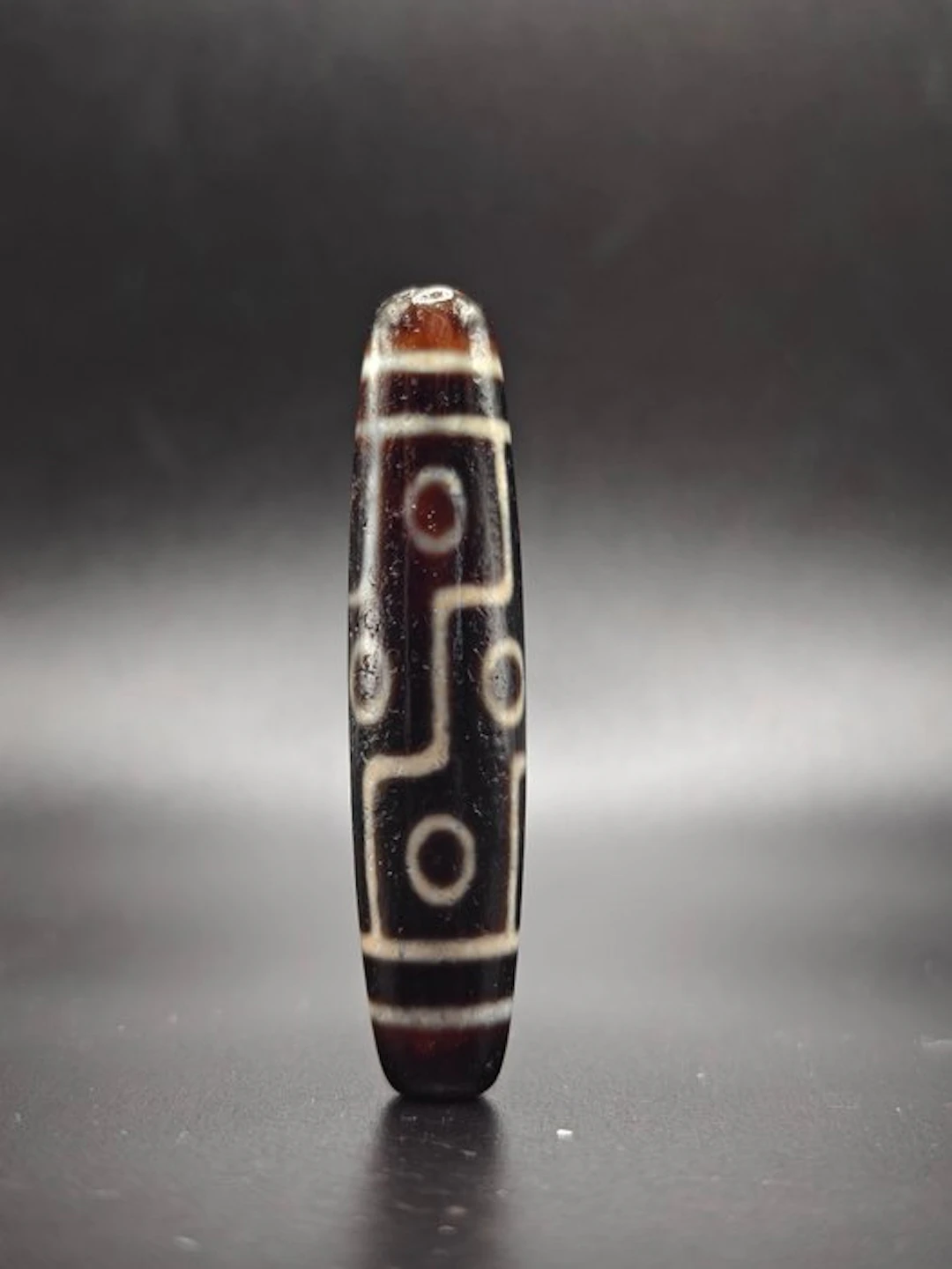 Very Old Tibetan Agate 9 Eyes Dzi - For Health