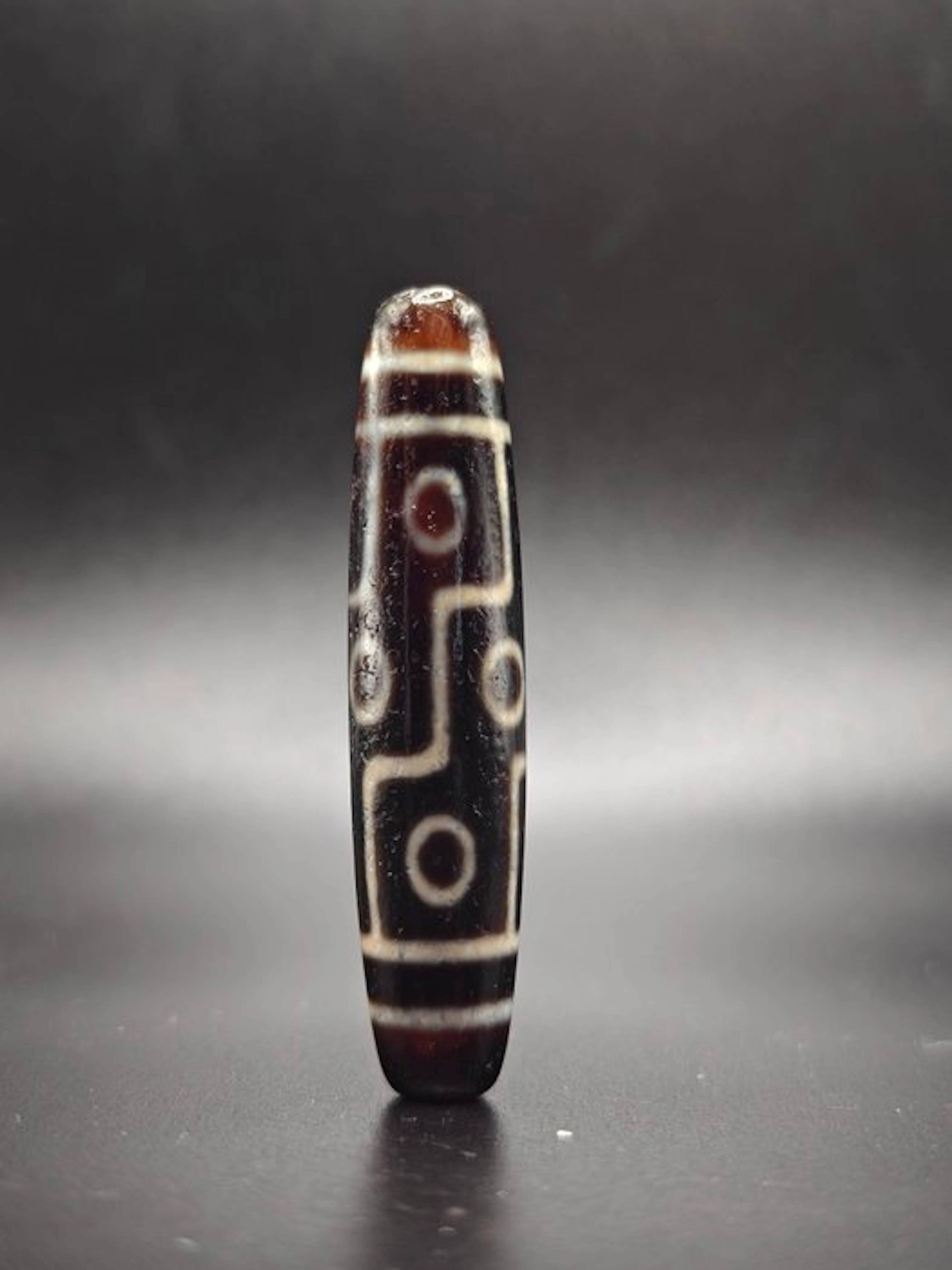Very Old Tibetan Agate 9 Eyes Dzi - For Health