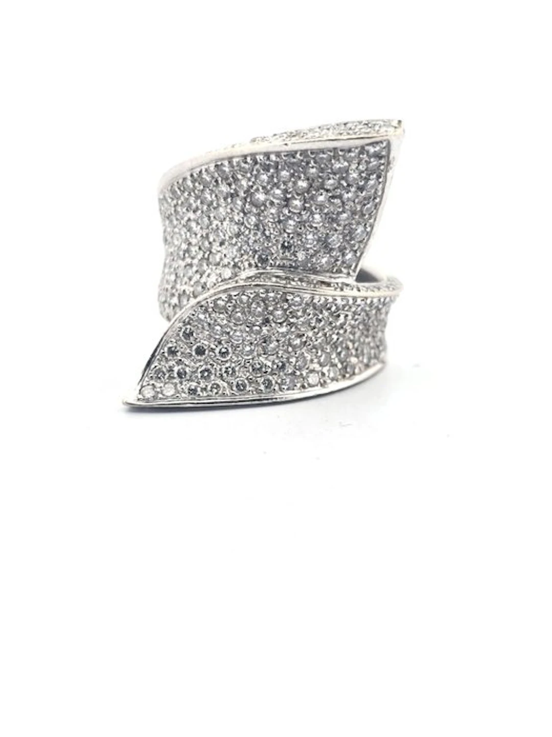 Ring - 18 kt. White gold - 2.80ct. tw. Diamond (Natural)
