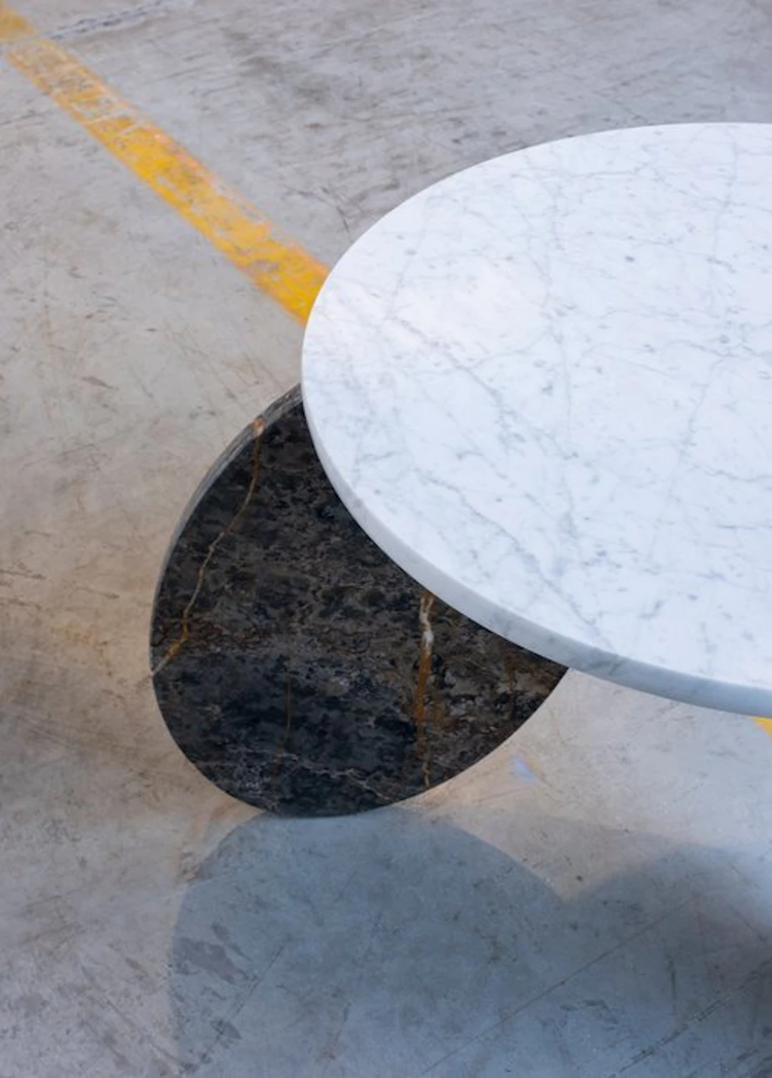 Stone Stackers - Side table - Carrara marble, Port Laurent - SST012