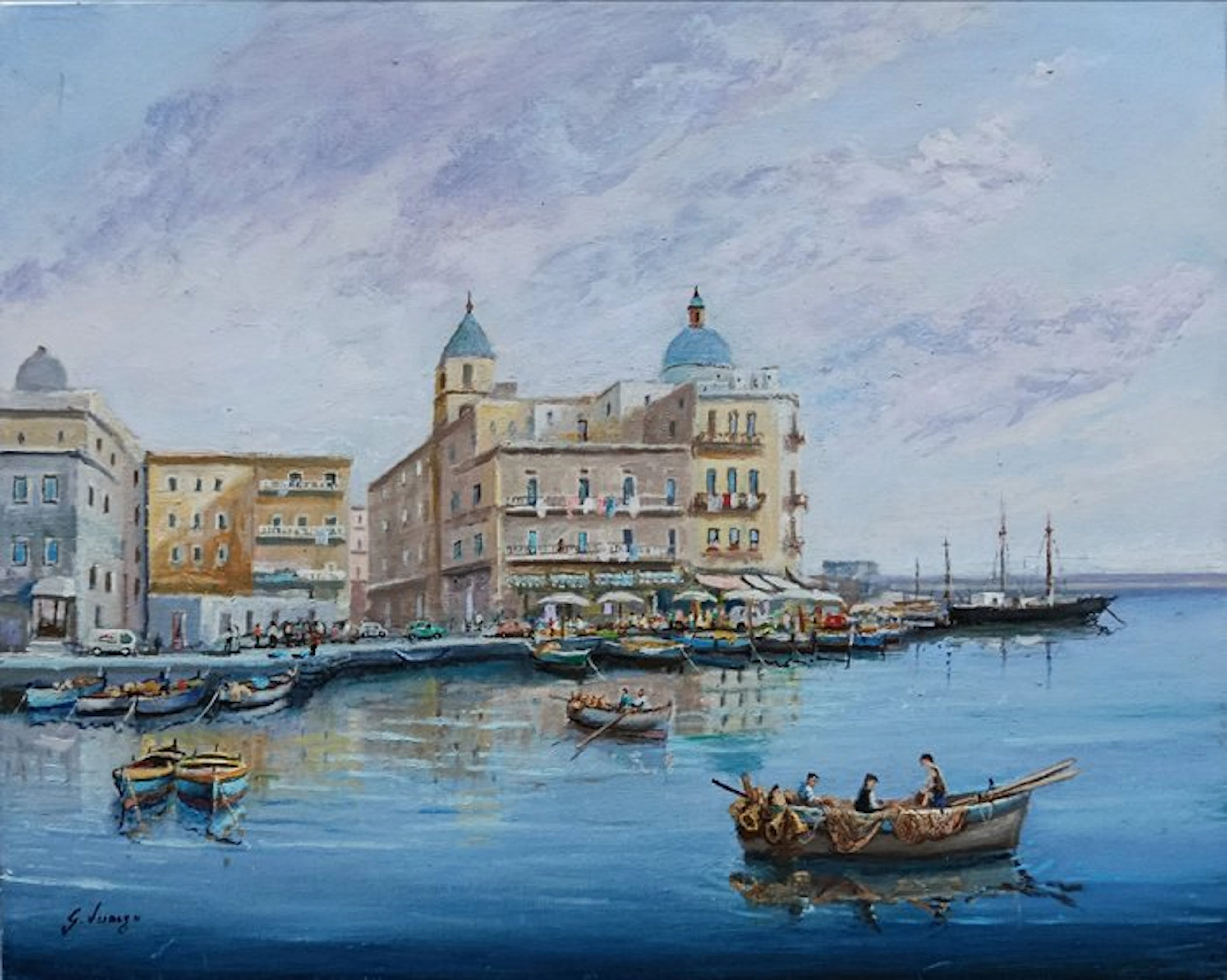 Giuseppe Luongo (1948) - Porto di Pozzuoli (zona flegrea)