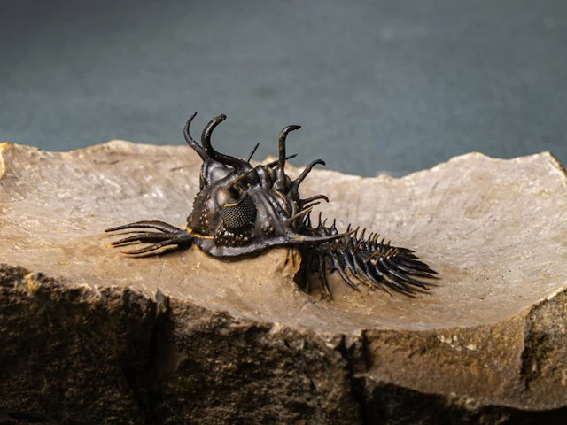 Spiny Trilobite - Fossilised animal - Walliserops hammi de alta calidad