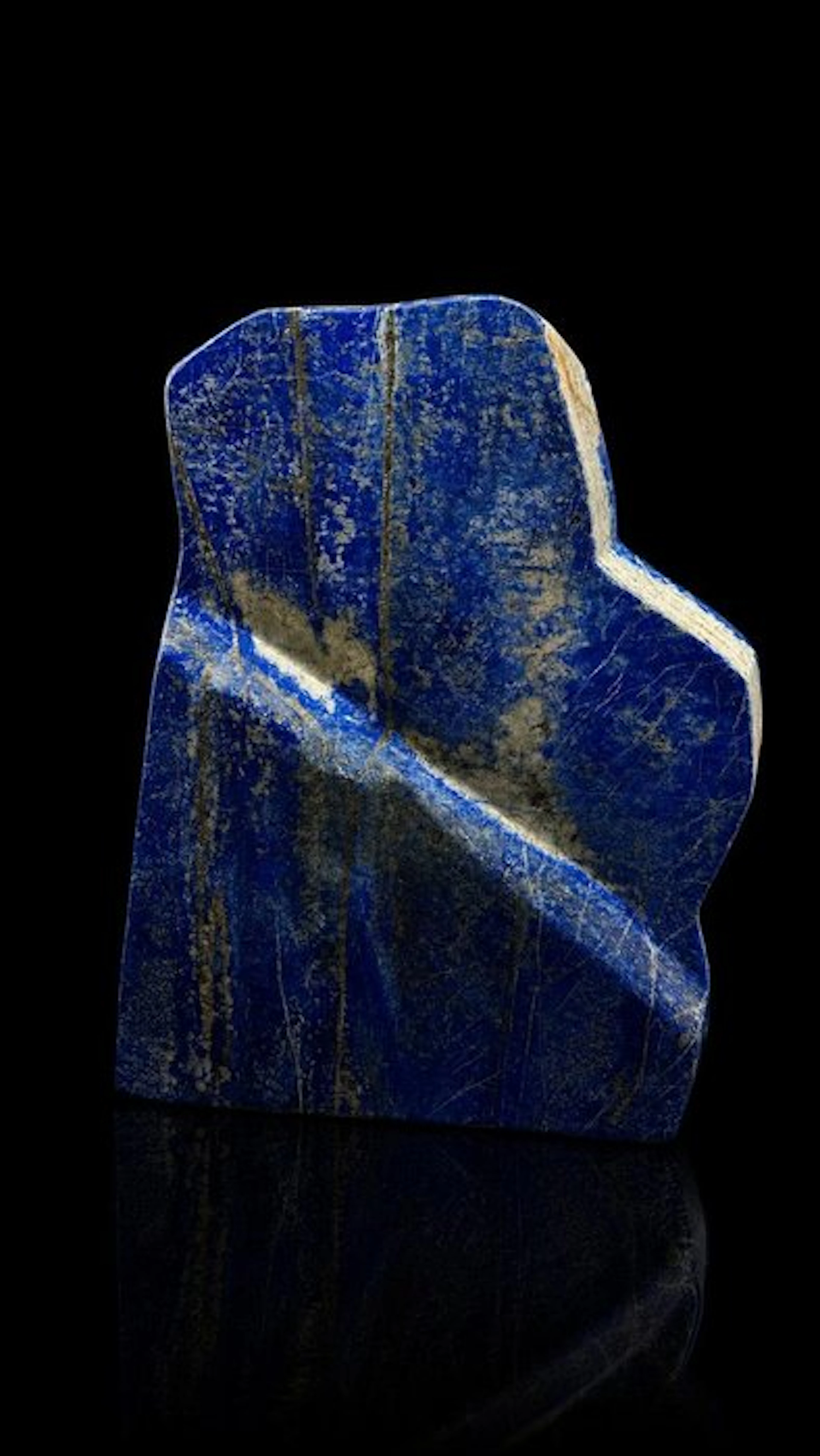 Huge Lapis Lazuli Freeform with Pyrite Freeform - Height...