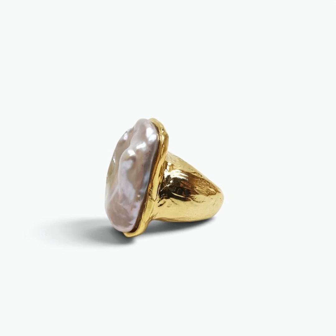 Pearl - Bronze - Ring - Italian craftsmanship