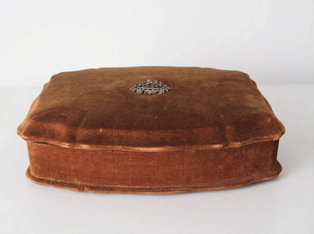 Jewellery box - Velvet - 1950s