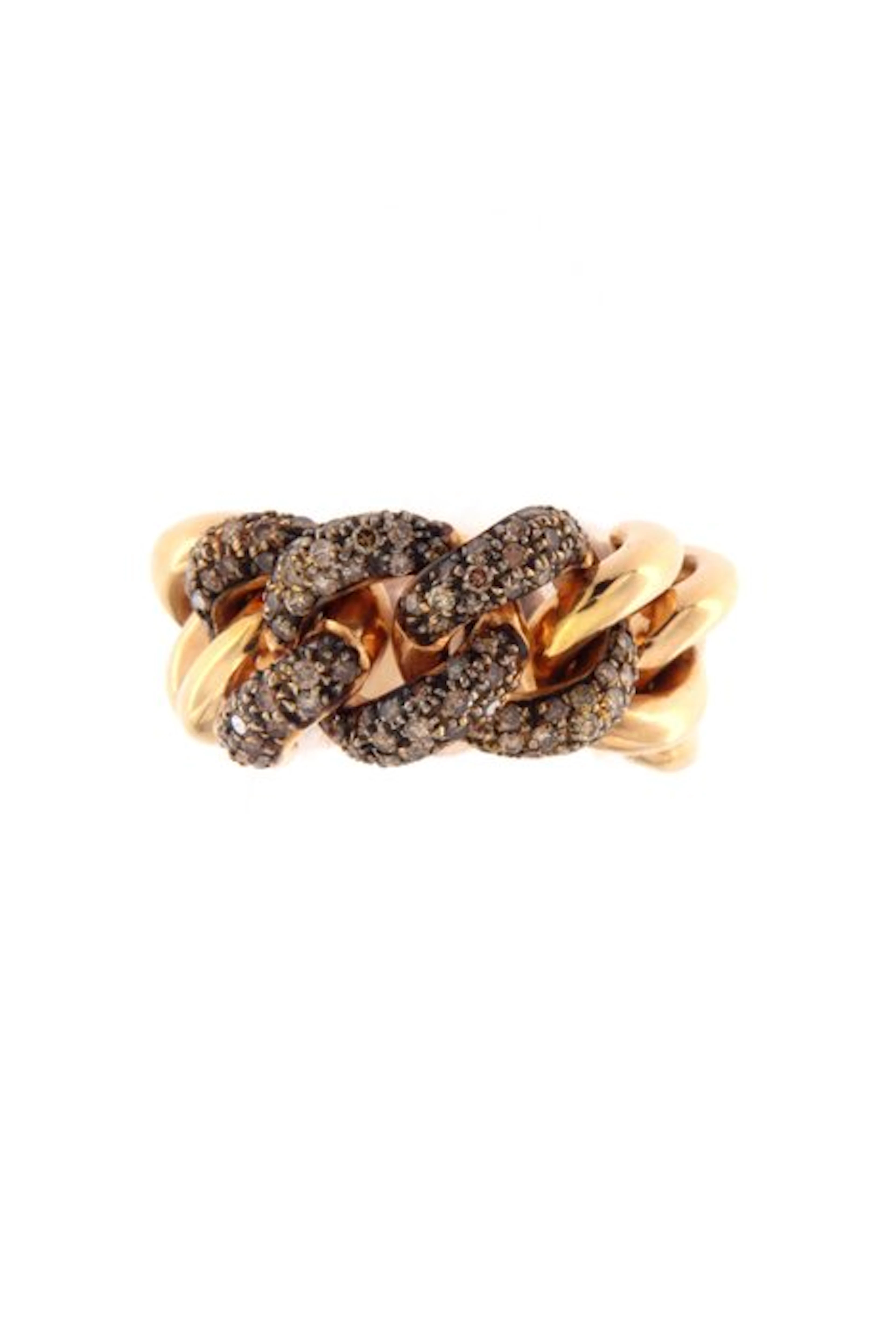 Ring - 18 kt. Rose gold - 0.98ct. tw. - Diamond - 18kt rose gold ring