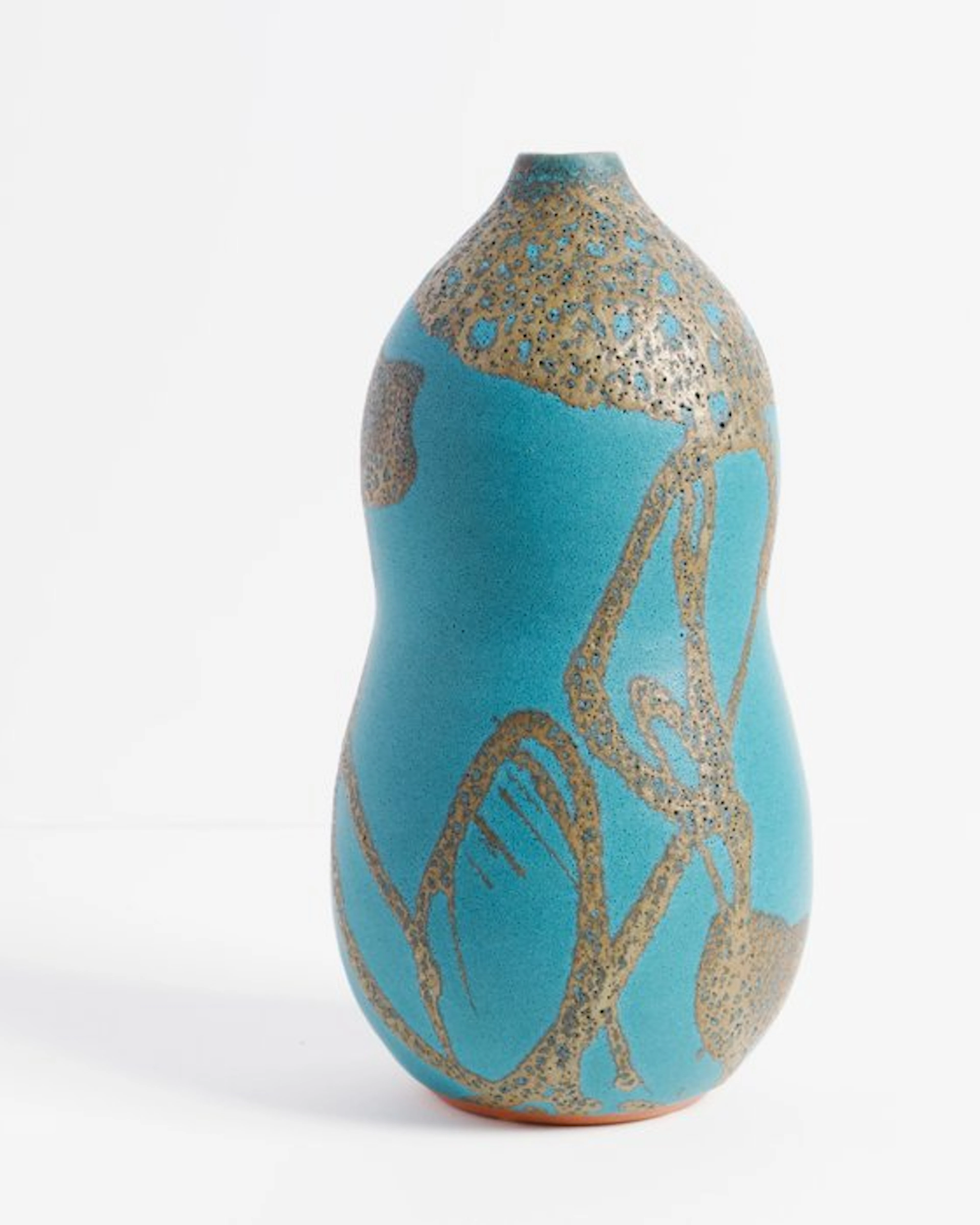 Rare double-gourd vase in ceramic – Morino Hiroaki Taimei...