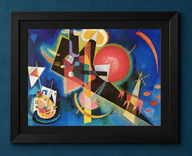 Wassily Kandinsky (1866-1944) (after) - "Im Blau, 1925" - (60x80cm)