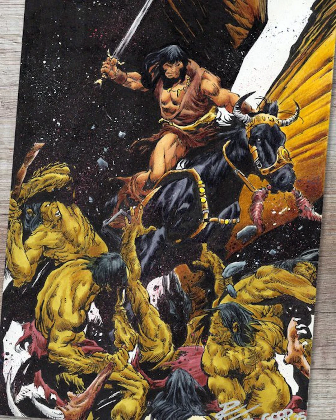 Raul Goodman - Conan the Barbarian “Warrior on Horseback"...