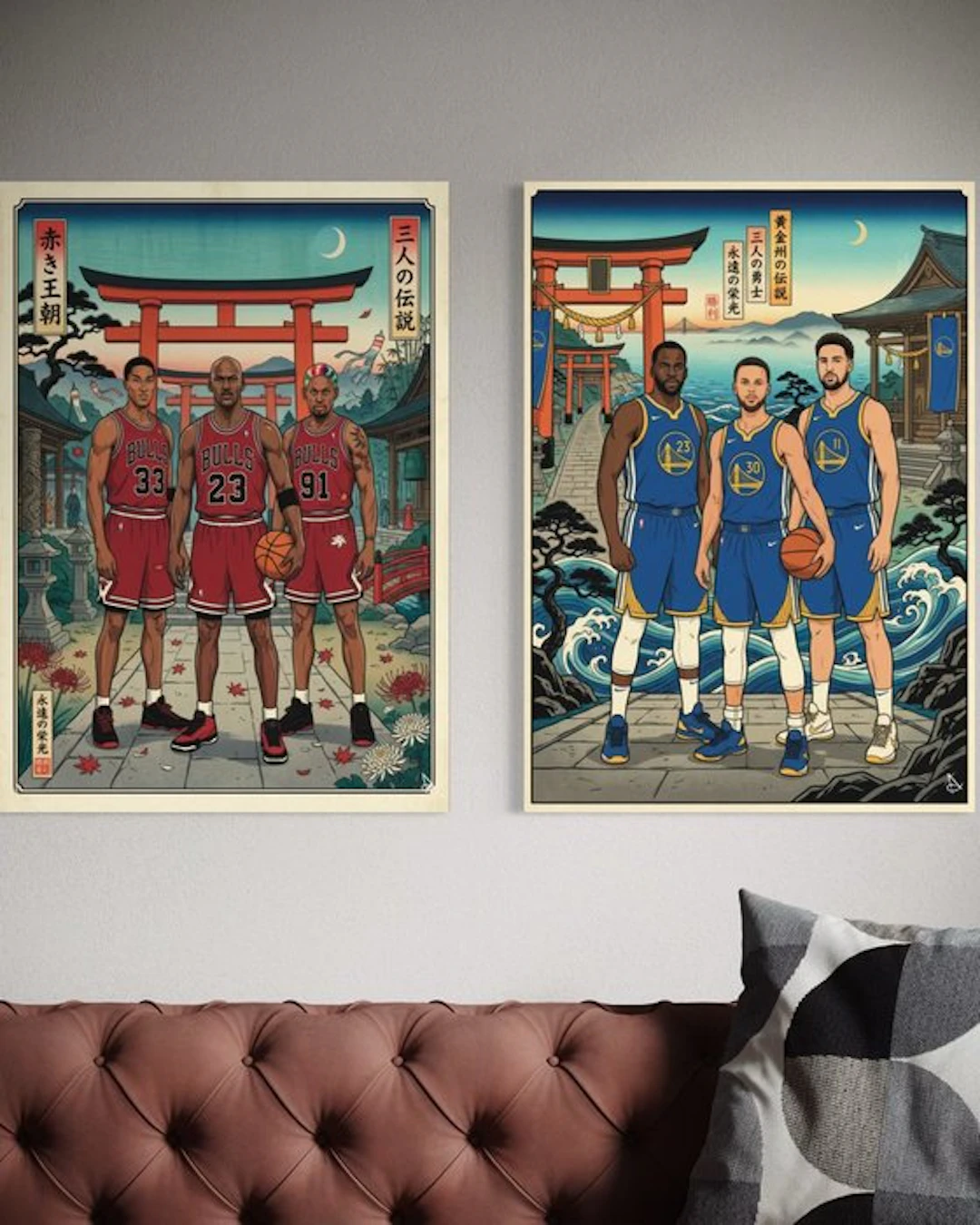 Andsal - Pippen Jordan & Rodman Trio Chicago Bulls...
