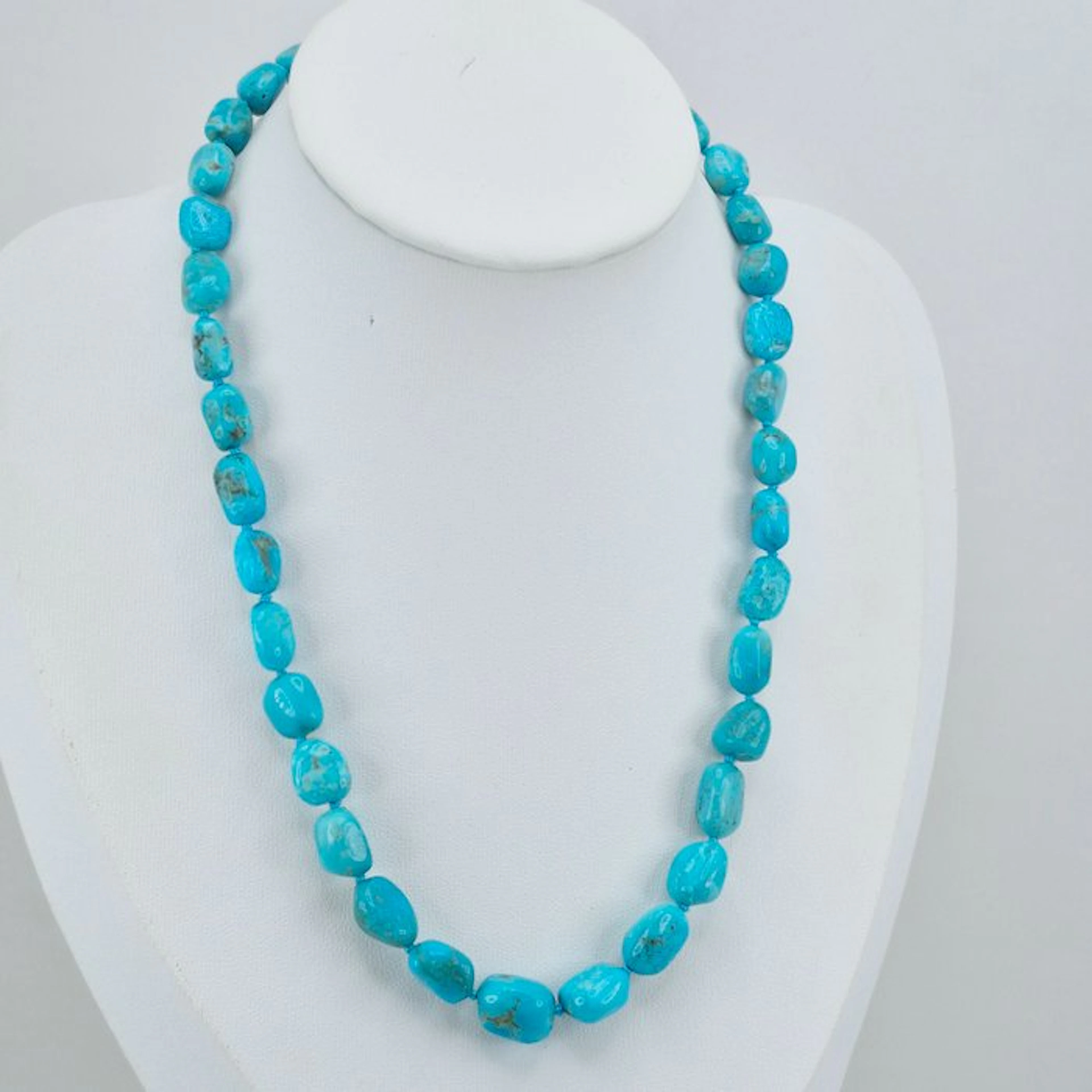 Turquoise - Silver, Gold-plated - Necklace - AMERICAN TURQUOISE