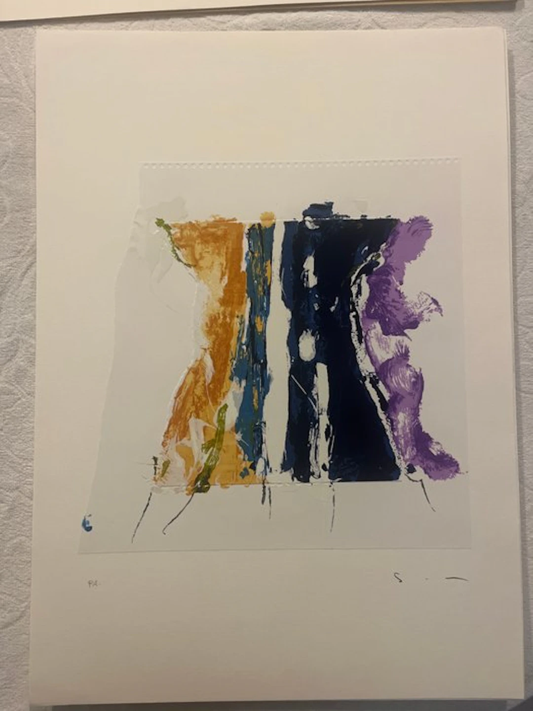 Mario Schifano (1934-1998) - Anemico viola