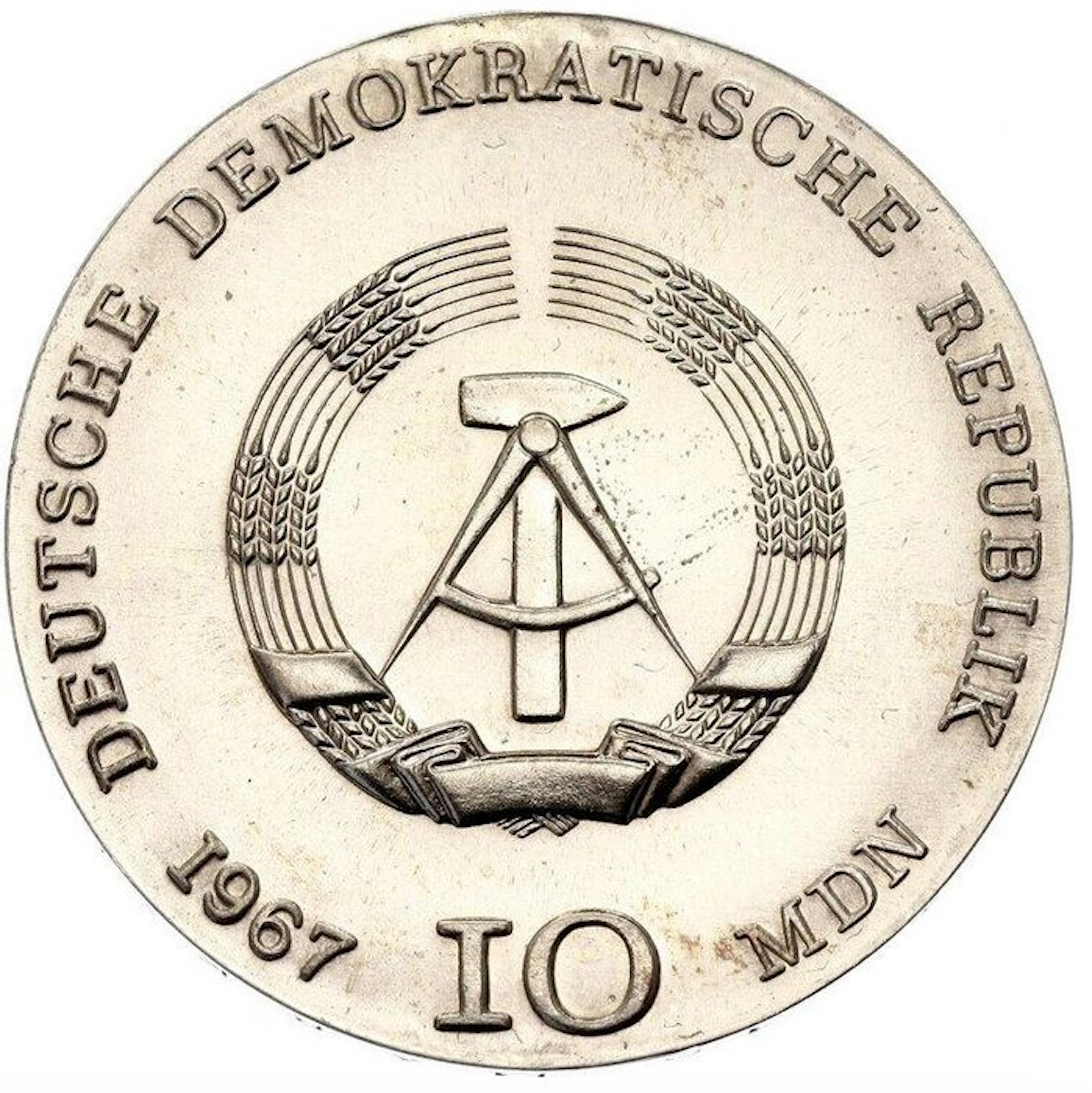 Germany. 10 Mark 1967 - PCGS MS66