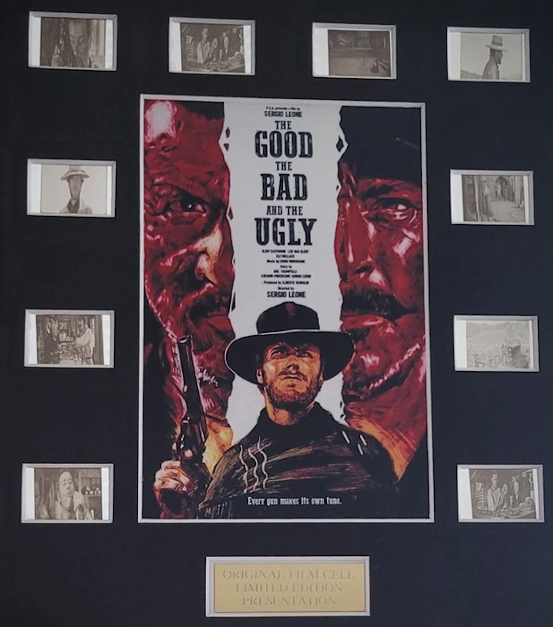 The Good, The Bad and The Ugly - Framed Film Cell Display
