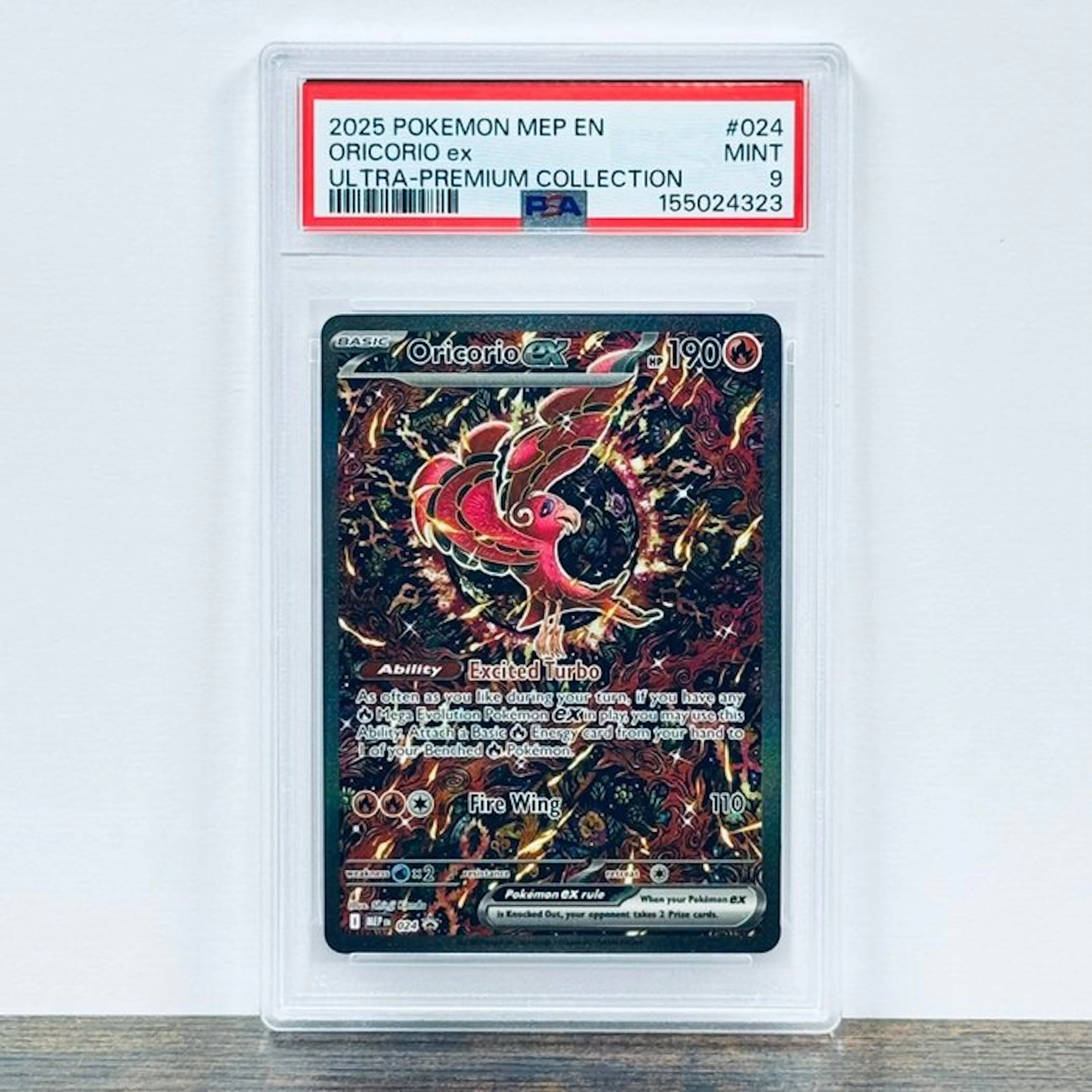 Pokémon Graded card - Oricorio ex 024 - Pokémon - PSA 9