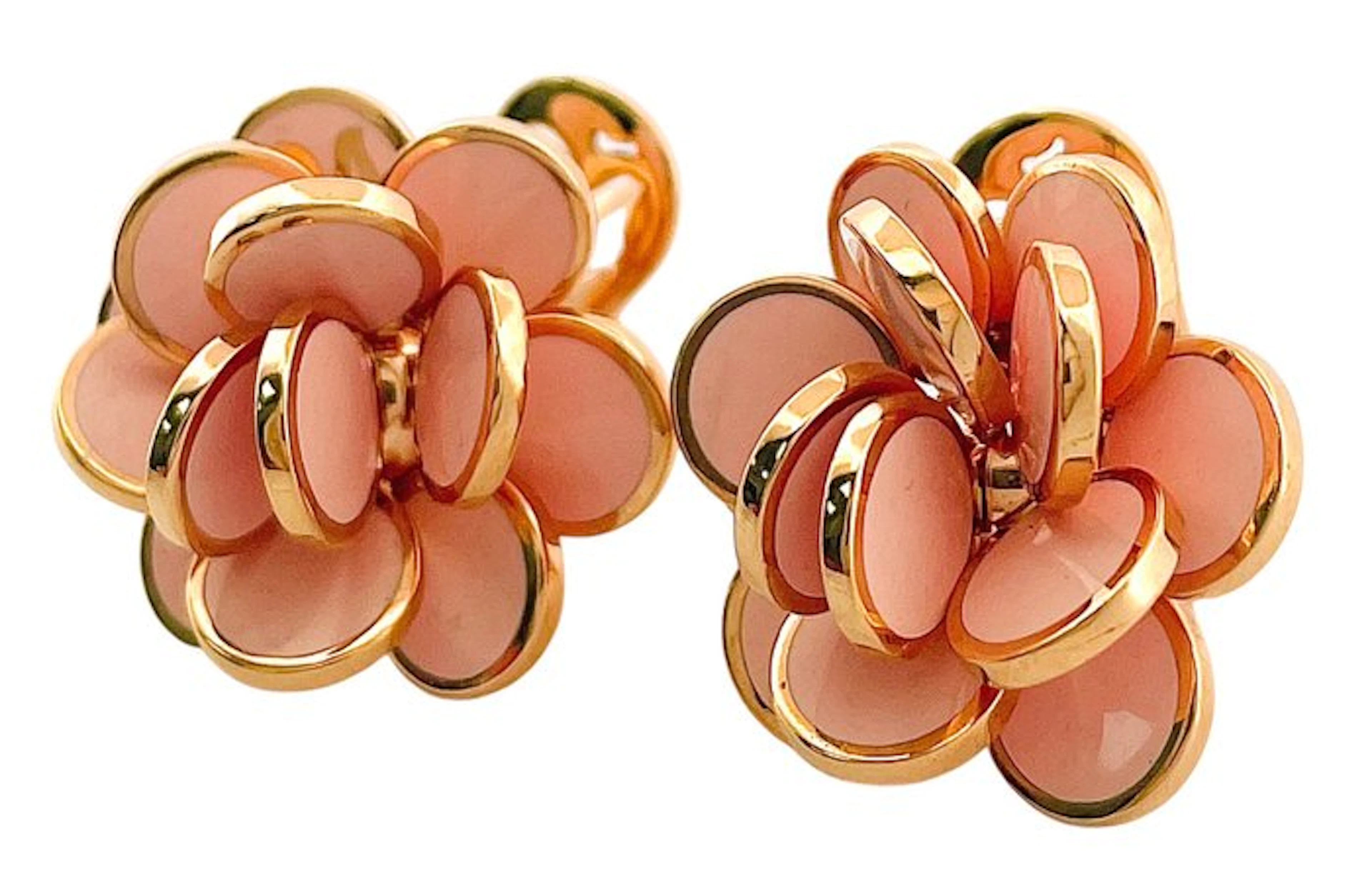 Chantecler - Earrings - PAILLETES FIORE - 18 kt. Rose gold