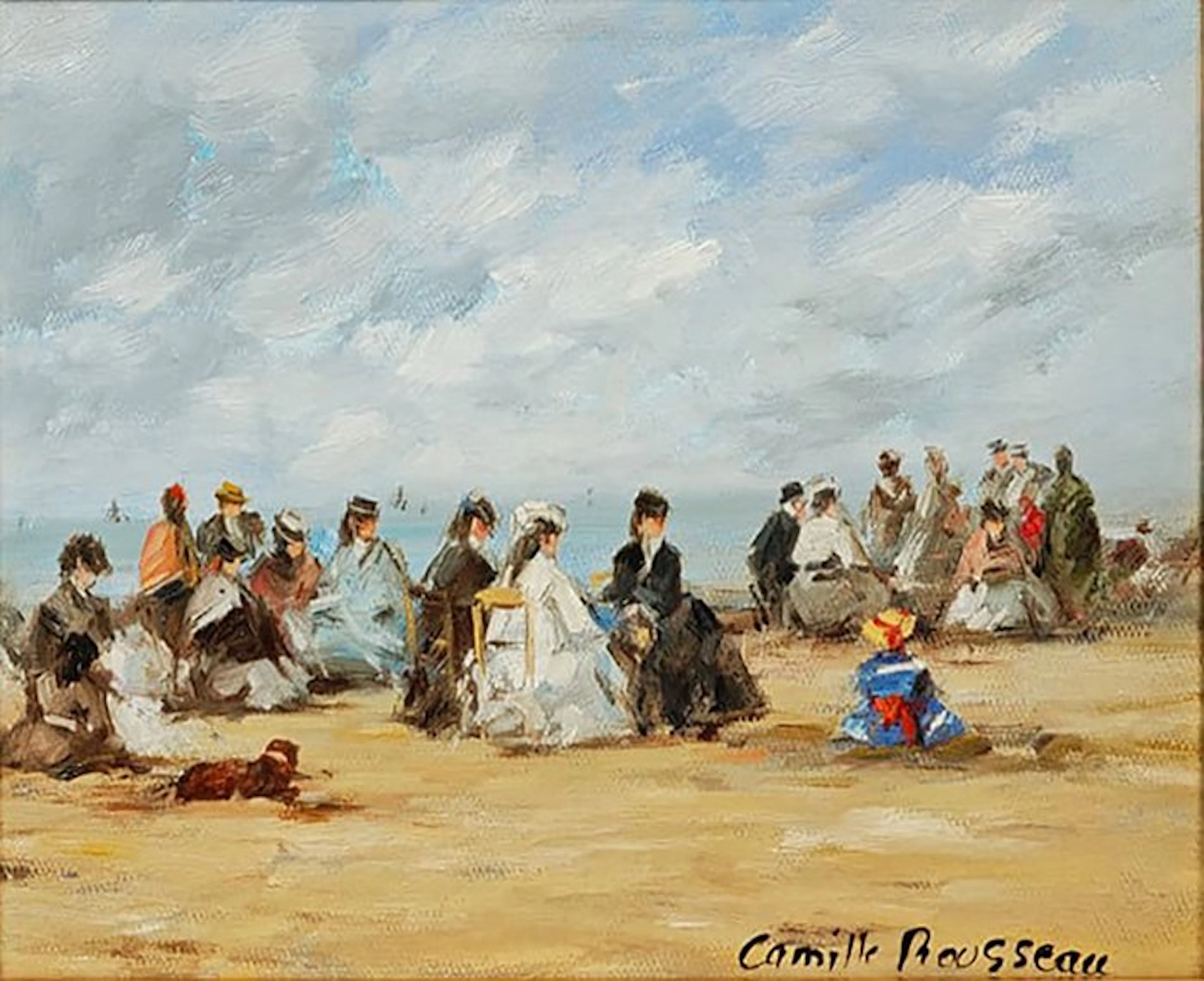 Camille Rousseau - Les estivants sous le ciel d’été