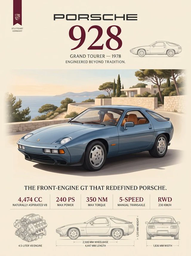 Shmidt.Art - Porsche - Porsche 928 Grand Tourer — 1978 - 1970s
