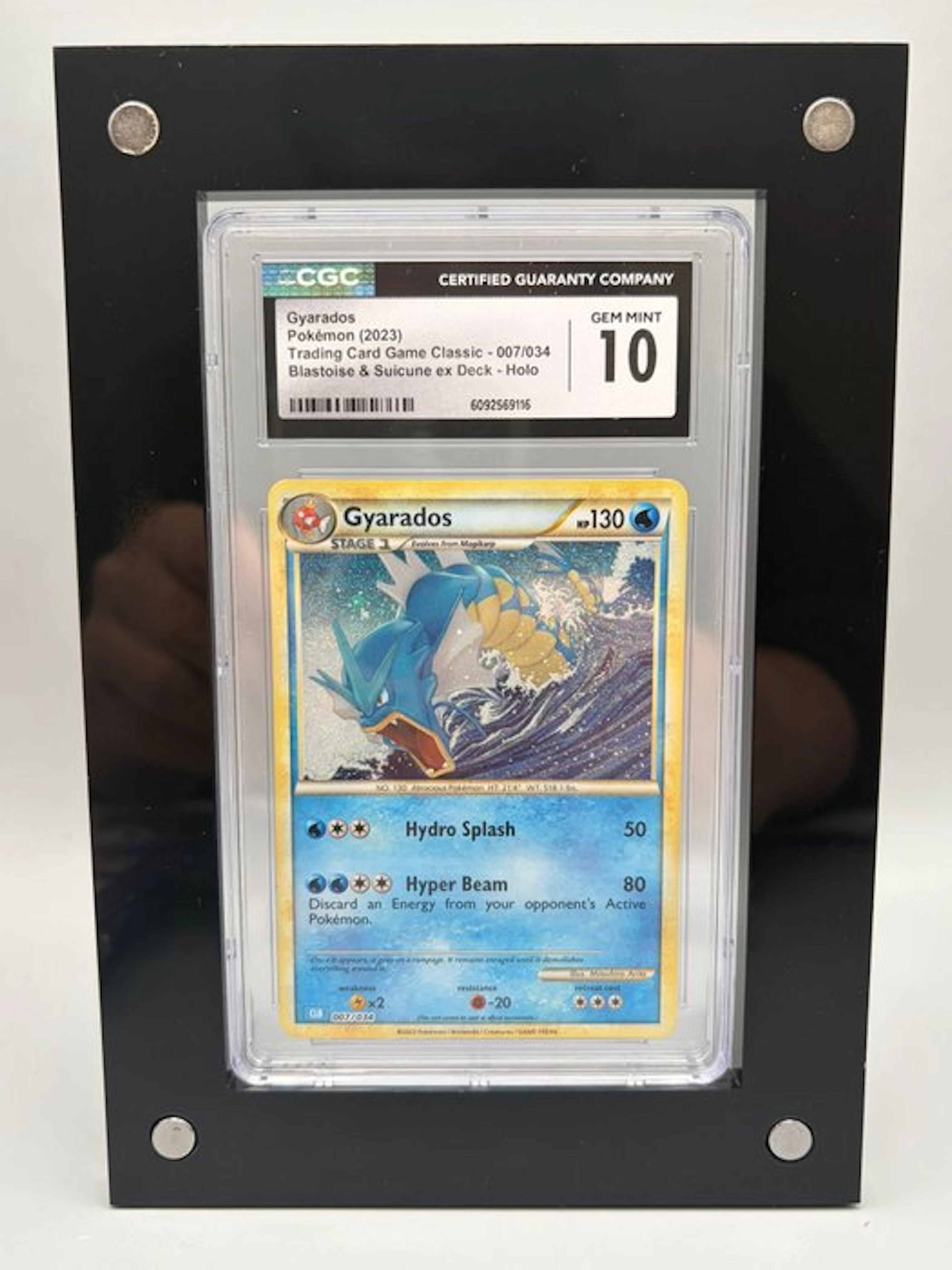 Pokémon Graded card - Gyarados, Blastoise & Suicune ex Deck - CGC 10