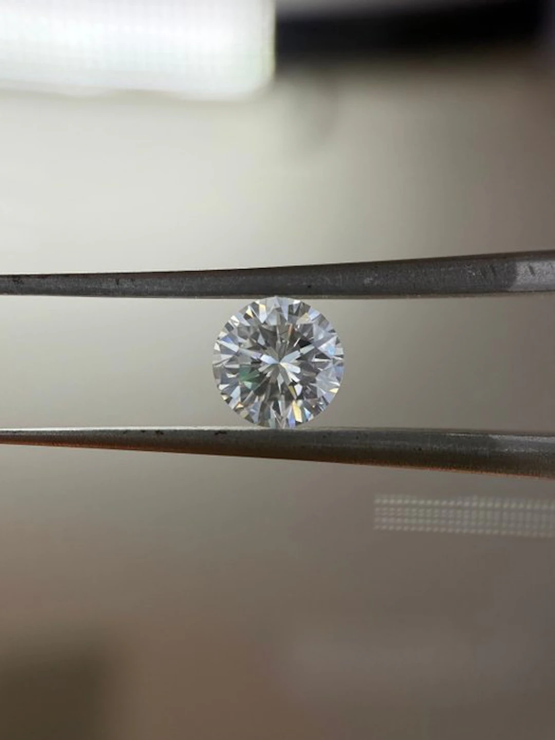1 pcs Diamond (Natural) - 0.50 ct - Round - H - VVS2 - HRD Antwerp