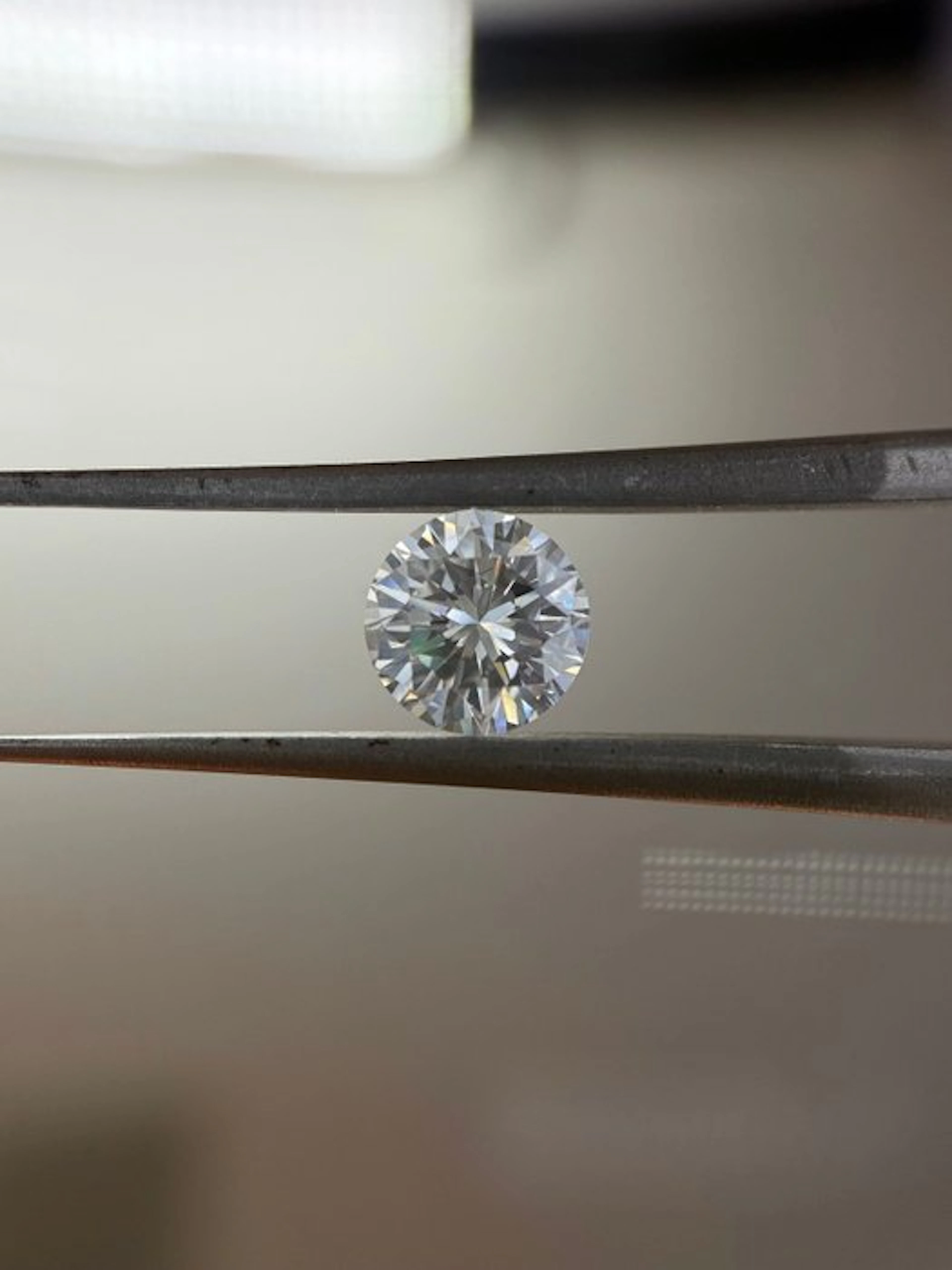 1 pcs Diamond (Natural) - 0.50 ct - Round - H - VVS2 - HRD Antwerp