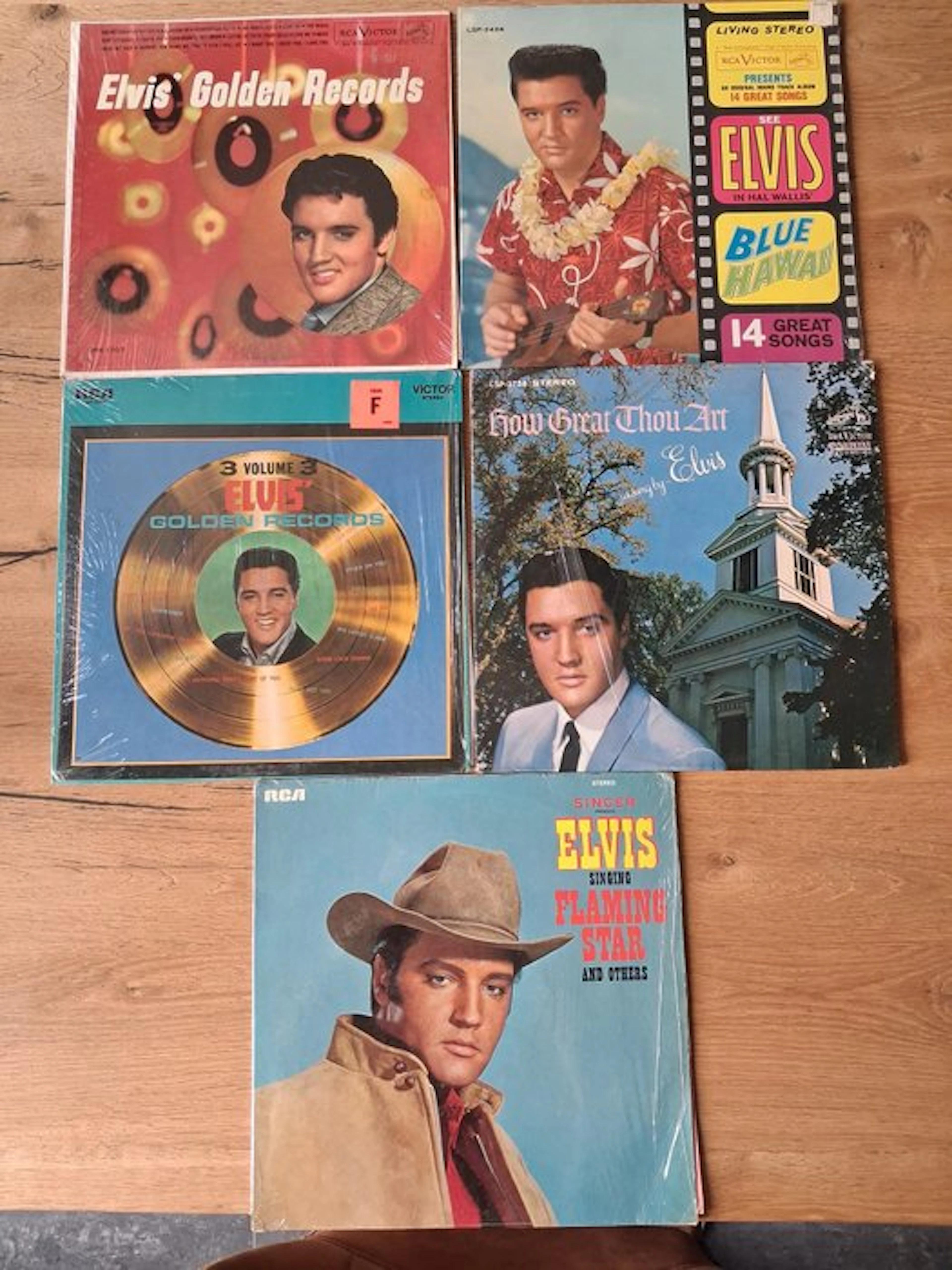 Elvis Presley - 5 X US pressings Shrink - LP albums (multiple items) - Stereo