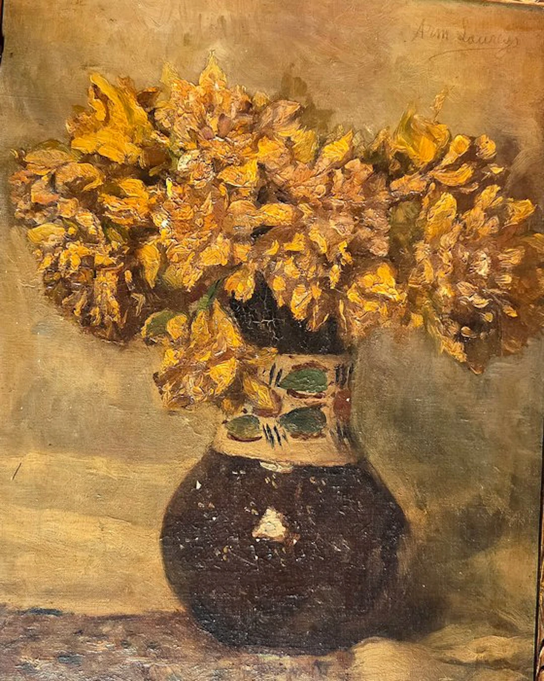Armand Laureys (1867-1925) - Vase à fleurs
