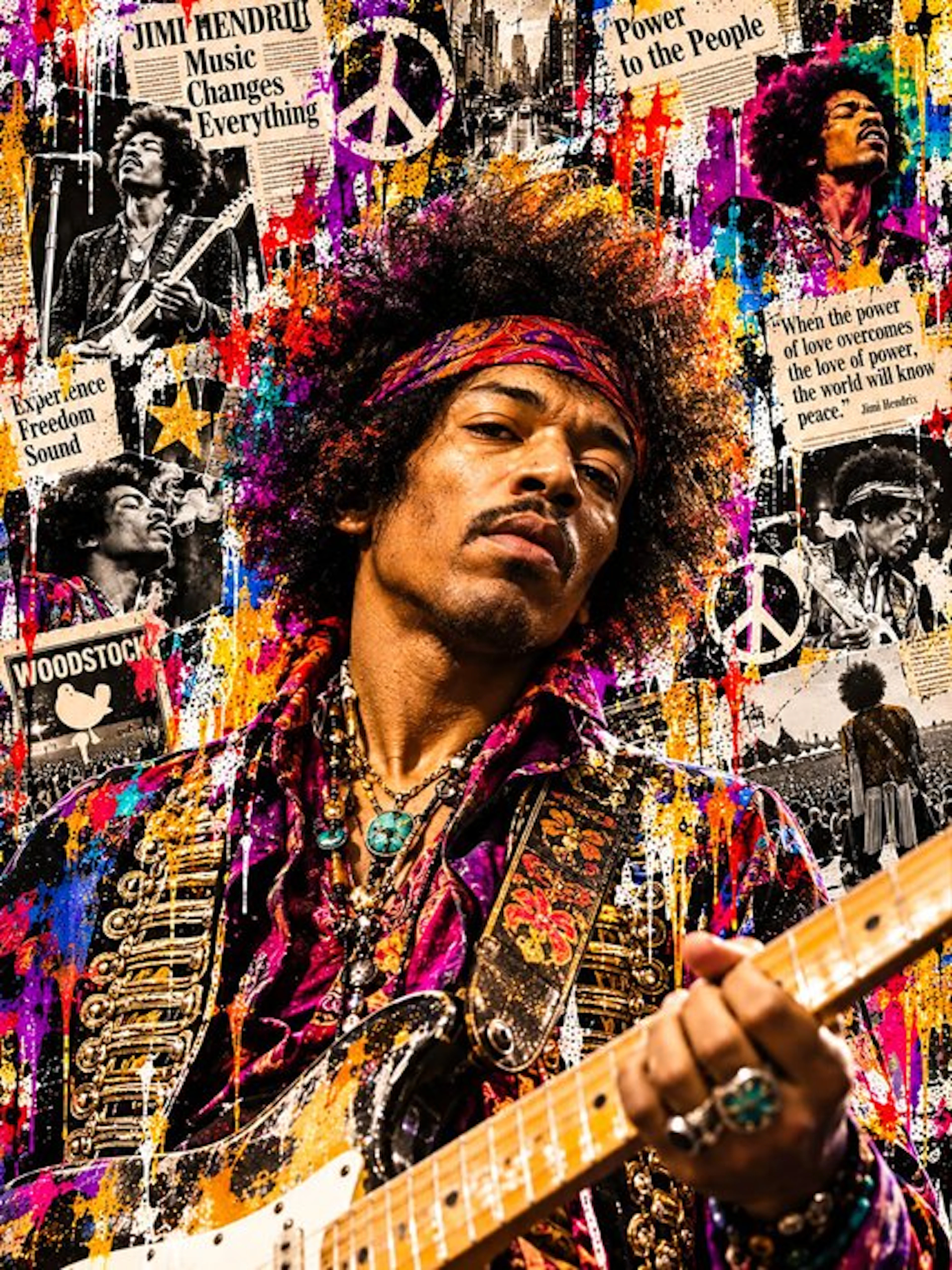 Jacon Art - Jimi Hendrix & Related - Electric Freedom - 1/7