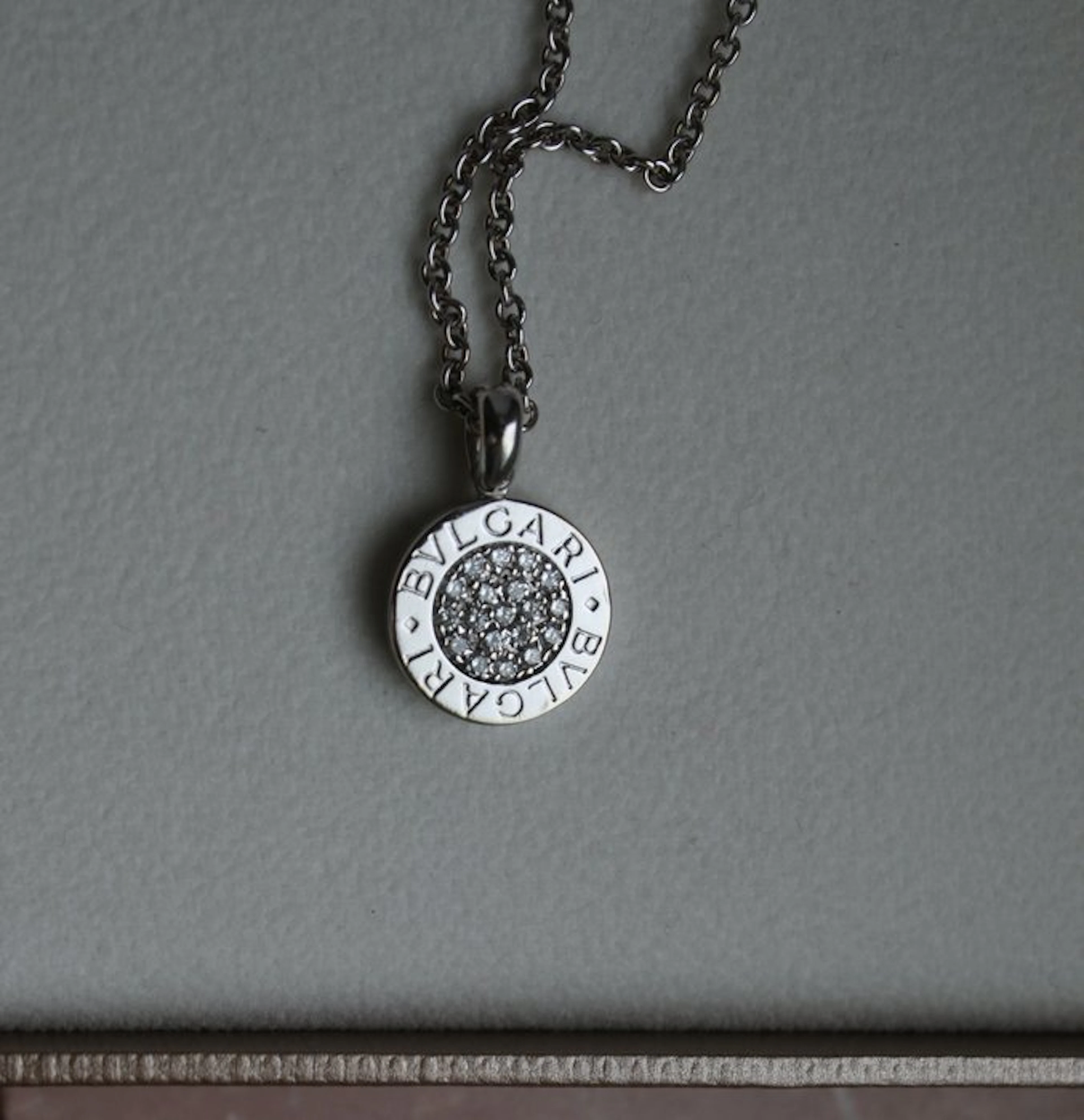 Bvlgari - Necklace - 18 kt. White gold - 0.25ct. tw.
