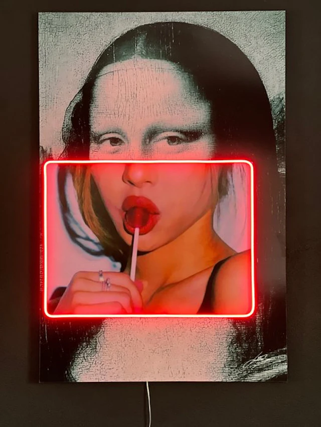 LEDMansion - Gioconda Lollipop V.R. Led Wall Art