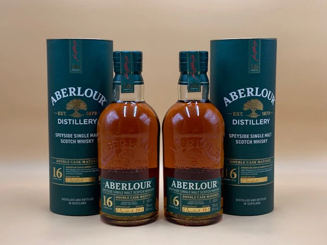 Aberlour 16 years old Double Cask Matured - 70cl - 2 bottles